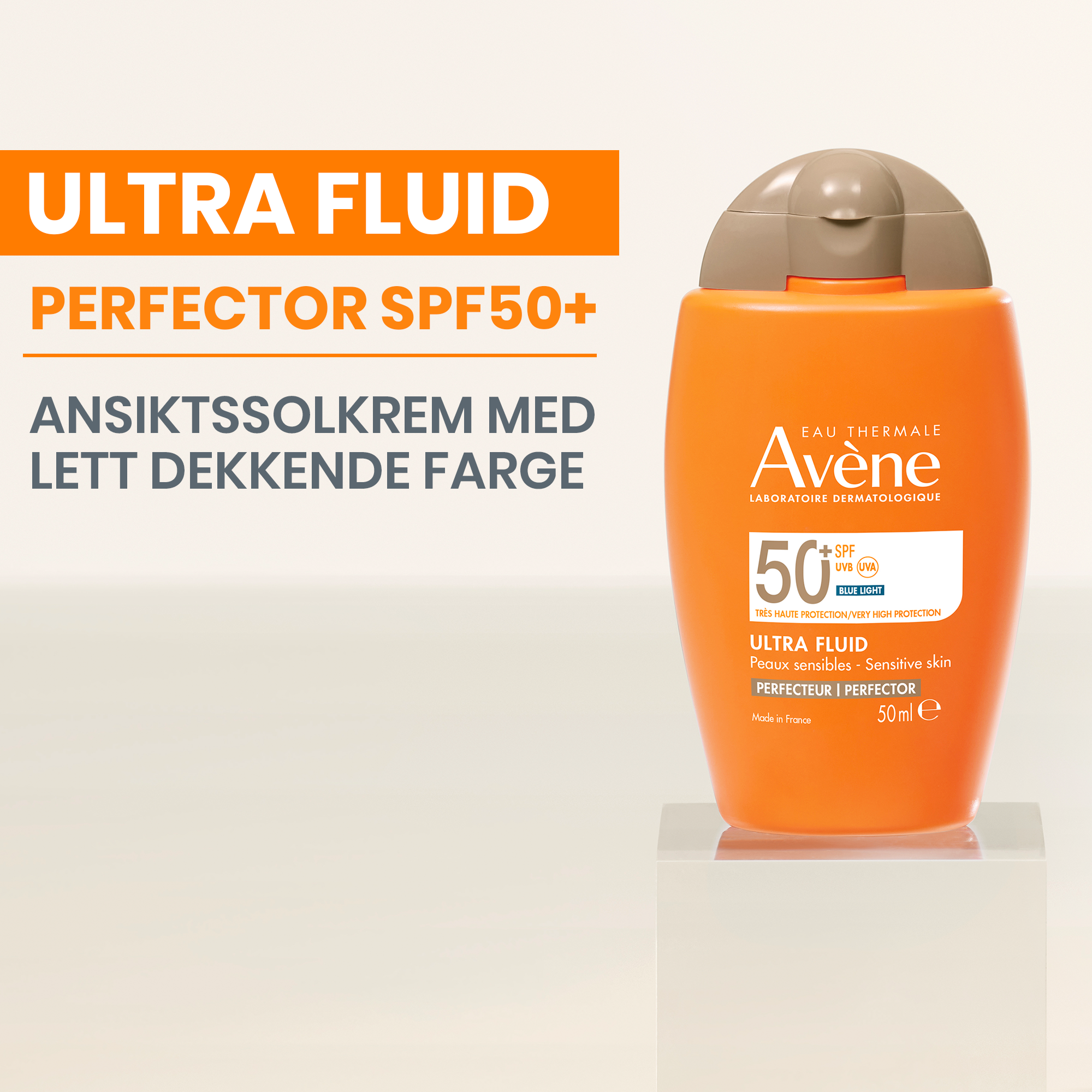 Avène Ultra Fluid Perfector SPF50+, 50 ml