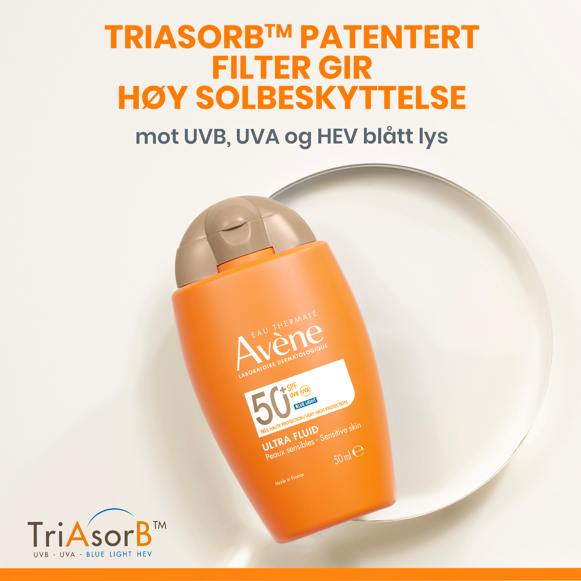 Avène Ultra Fluid Perfector SPF50+, 50 ml