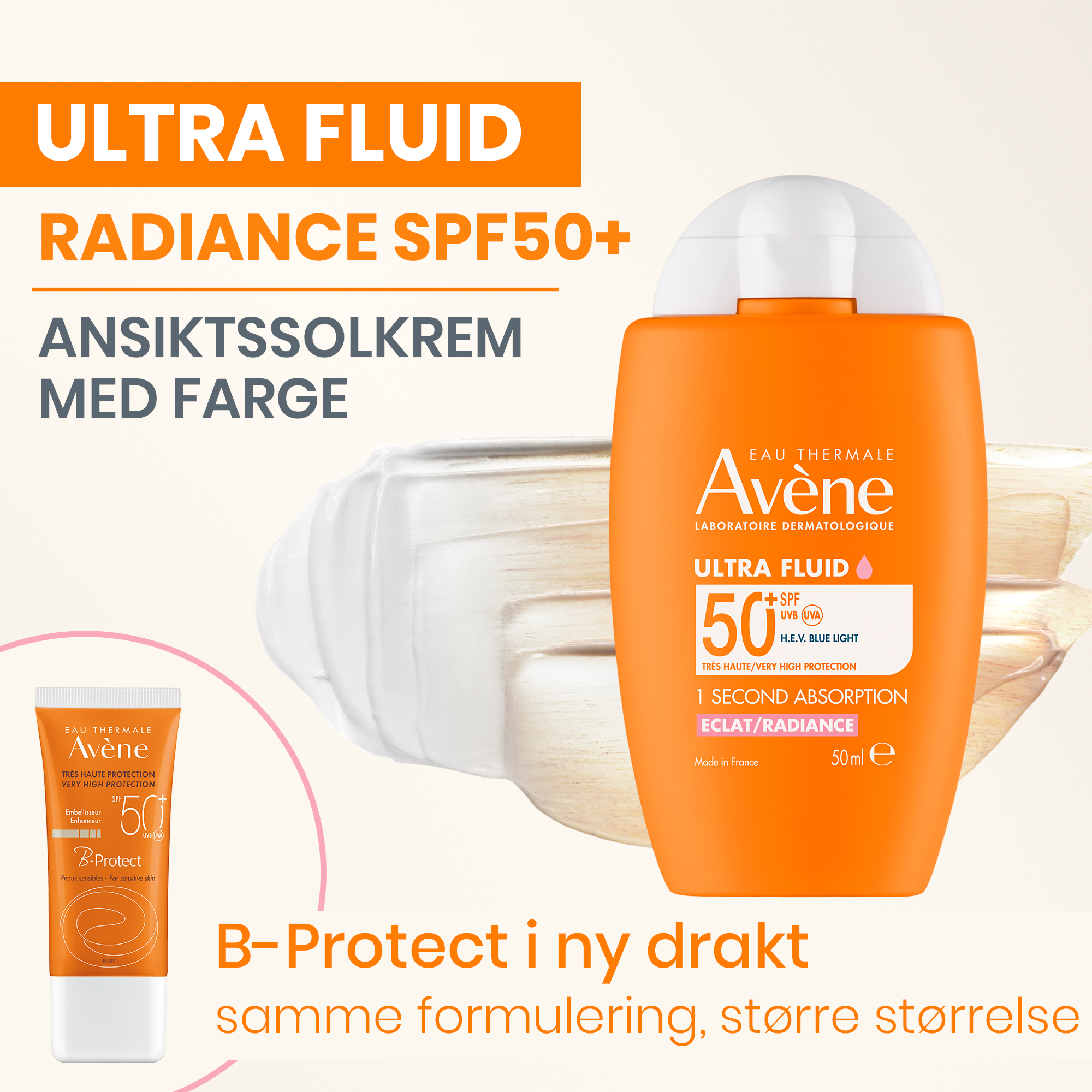 Avène Ultra Fluid Radiance SPF50+, 50 ml