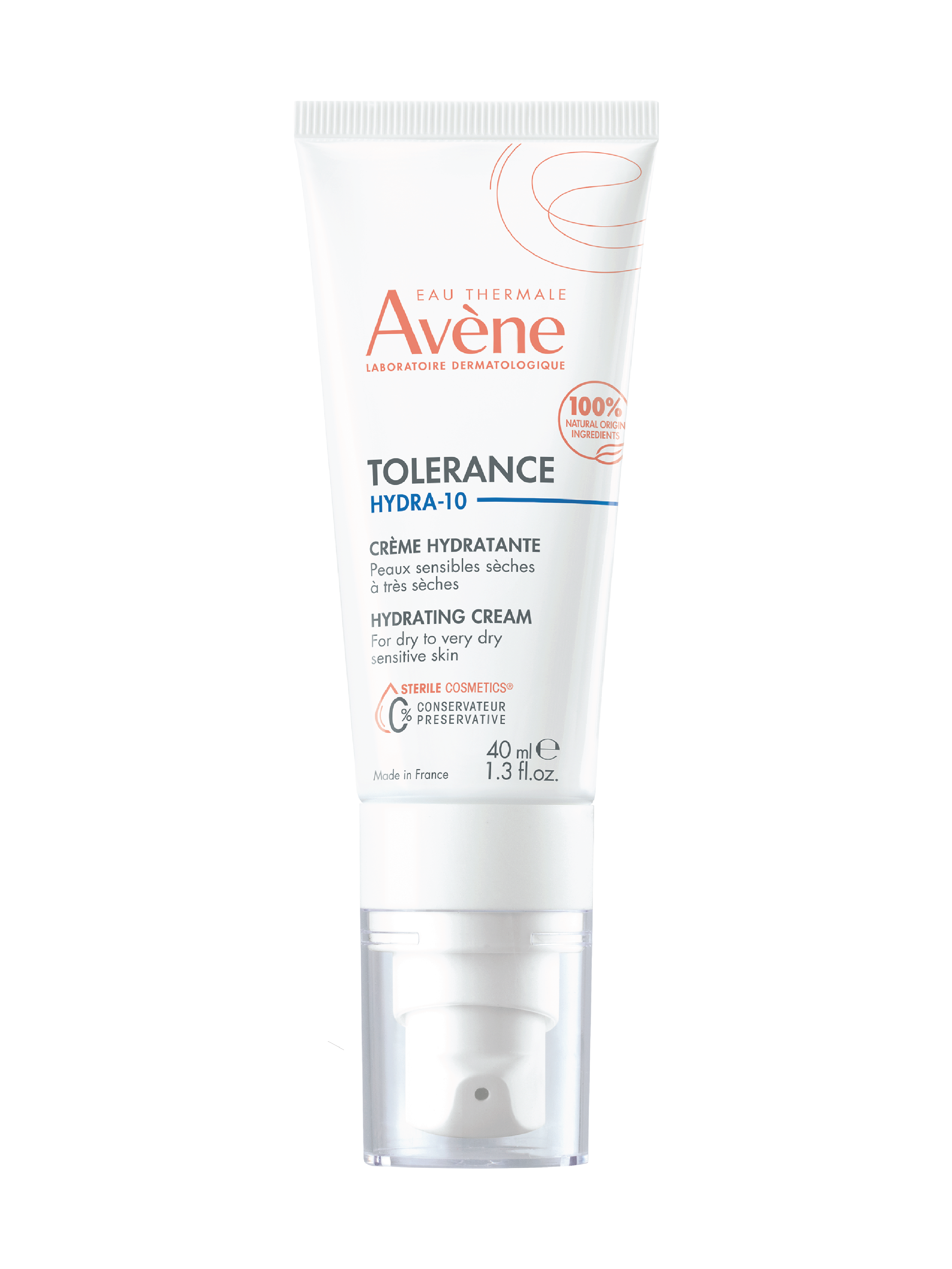 Avène Tolerance HYDRA-10 Cream Ansiktskrem, 40 ml