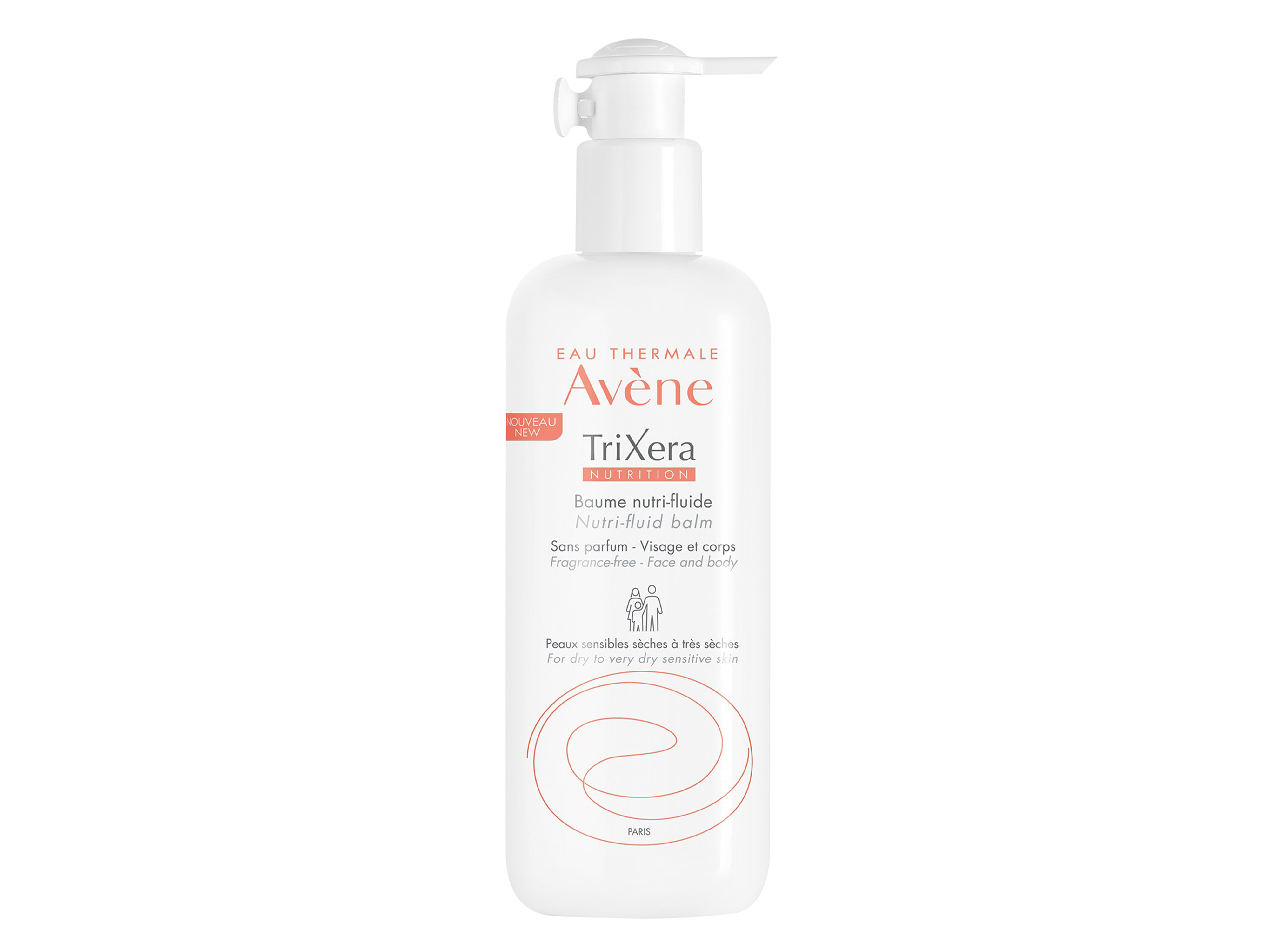 Avène Trixera Nutri-Fluid Balm, 400 ml