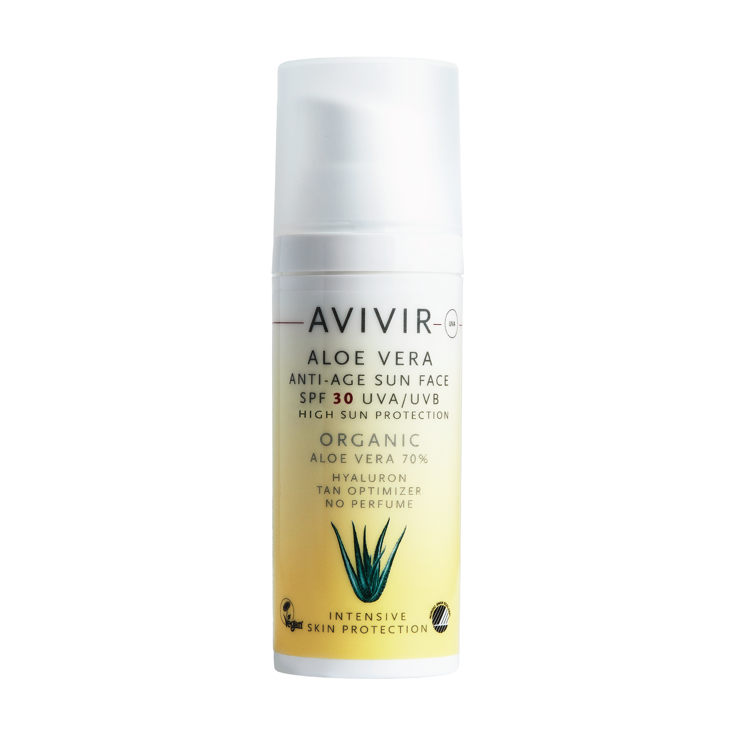 Avivir Aloe Vera Face Sun Cream SPF30, 50 ml