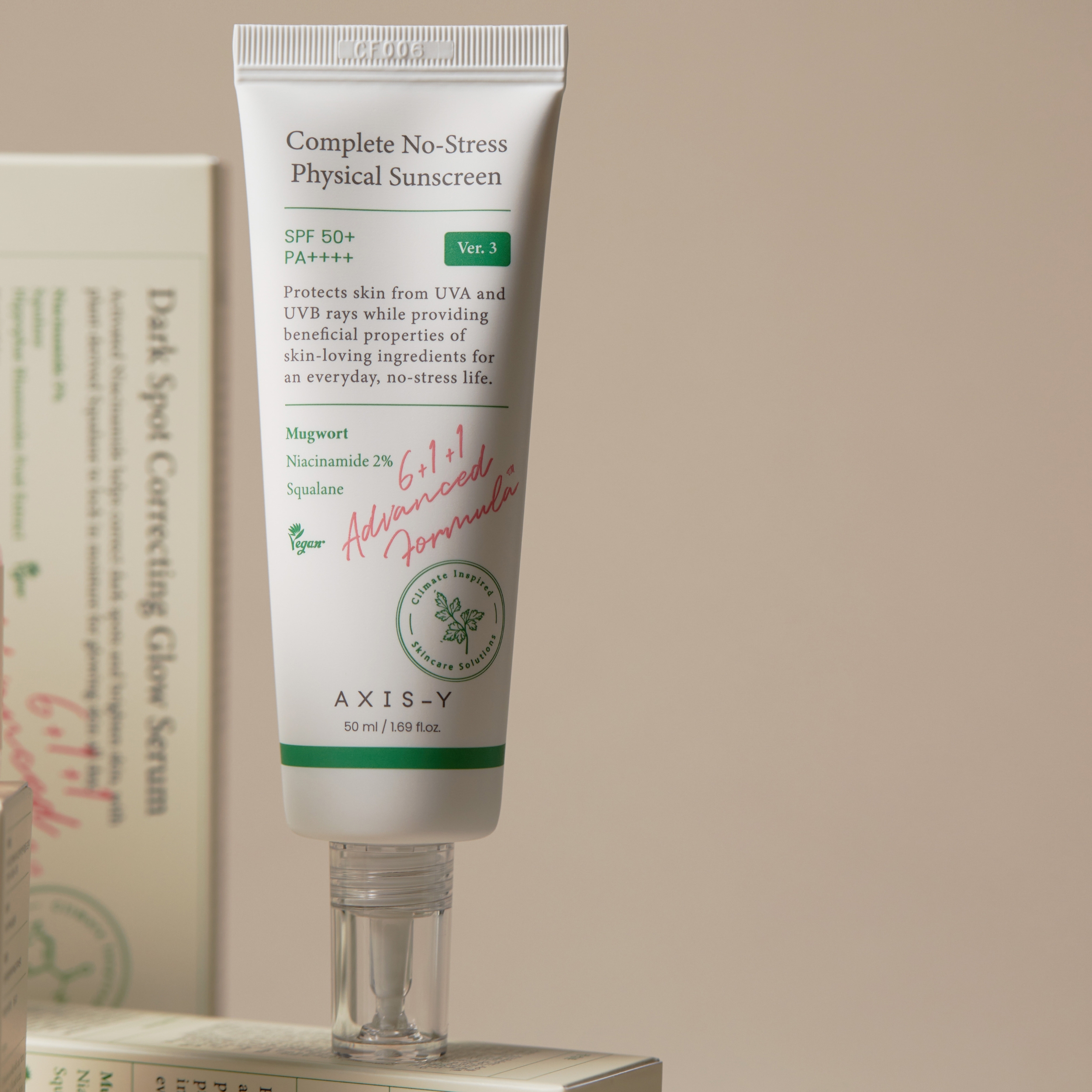 Axis-Y Complete No-Stress Physical Sunscreen V.3, 50 ml