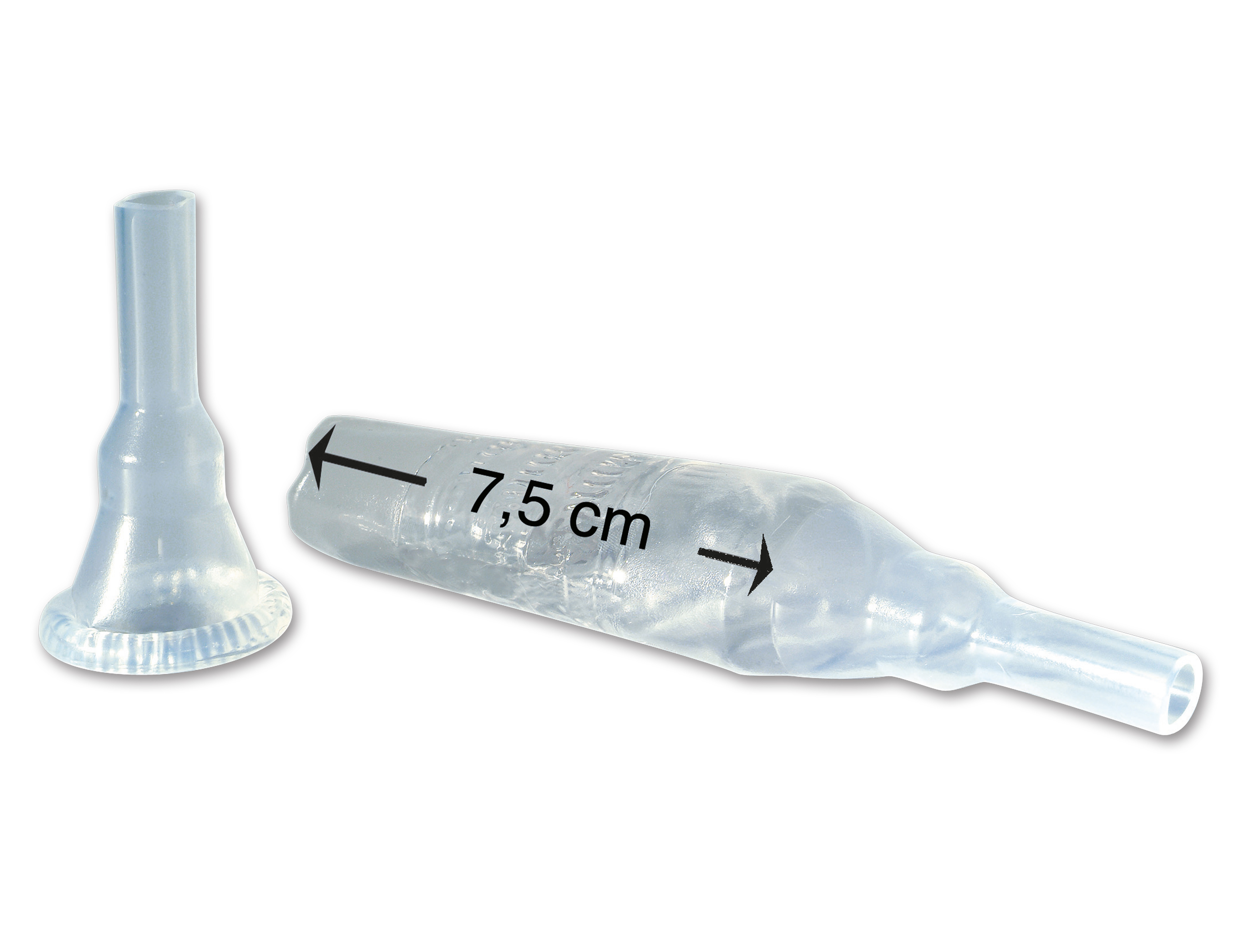 B. Braun Urimed Vision standard, Lengde 7,5 cm, klebeflate 4,5 cm, diameter 29 mm, 30 stk