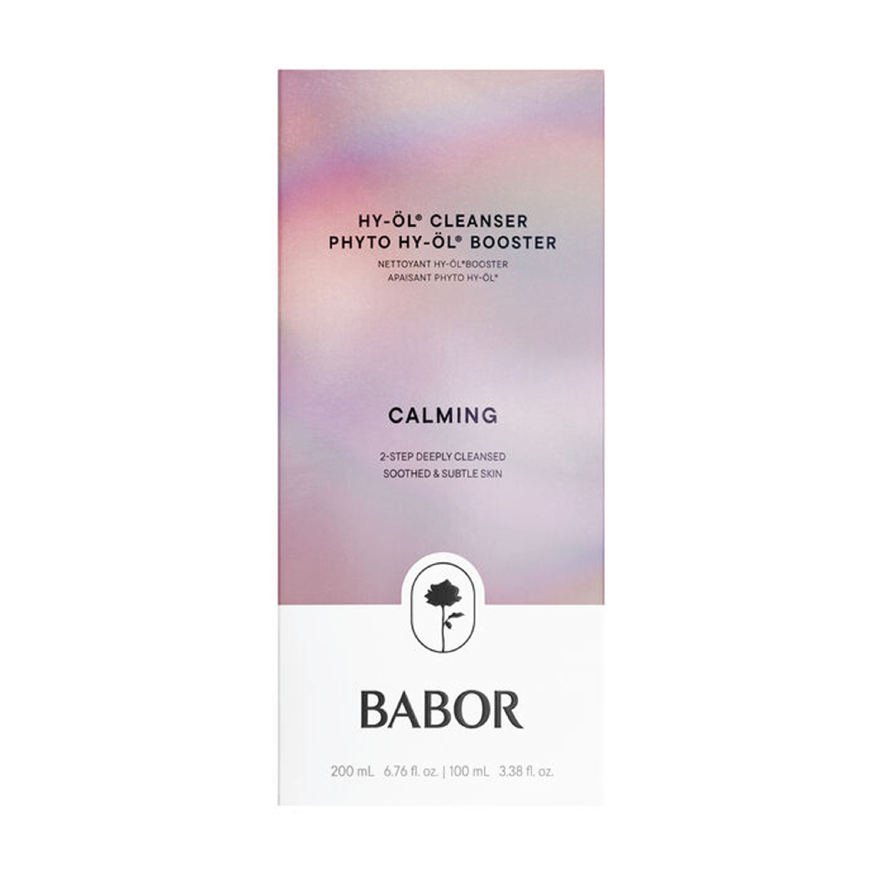 BABOR HY-ÖL Cleanser + Phyto HY-ÖL Booster Calming, 1 sett