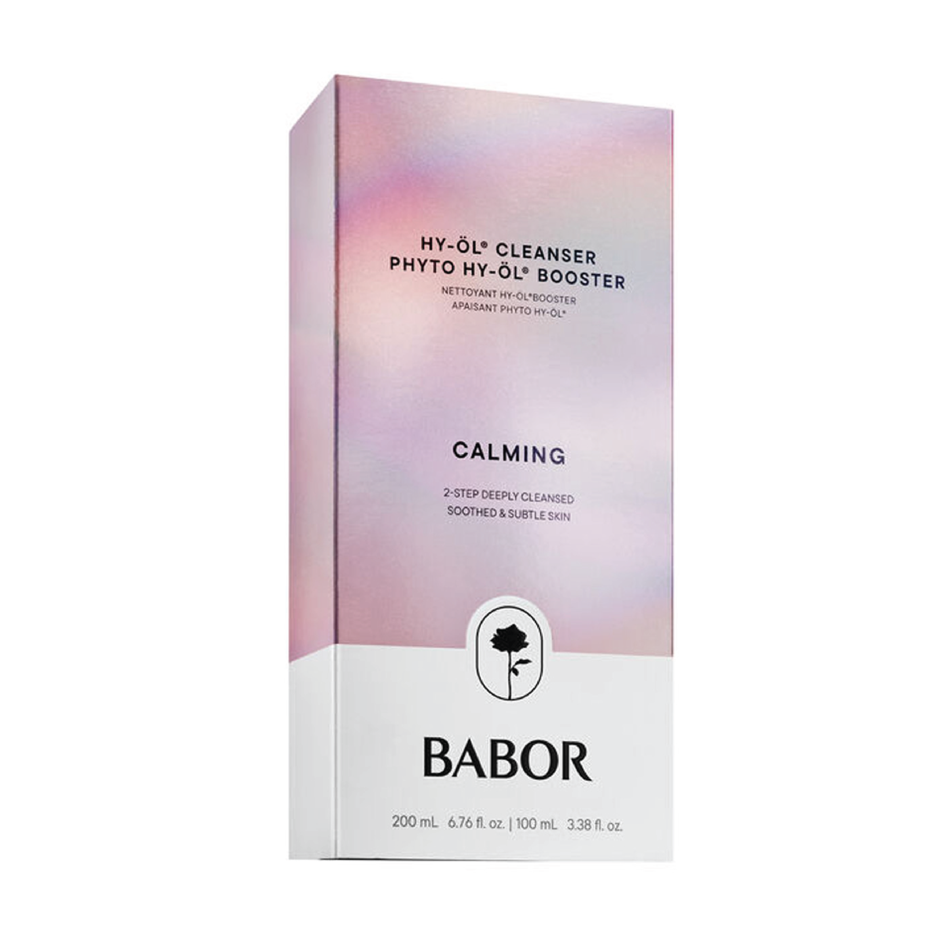BABOR HY-ÖL Cleanser + Phyto HY-ÖL Booster Calming, 1 sett, spar kr 129,-