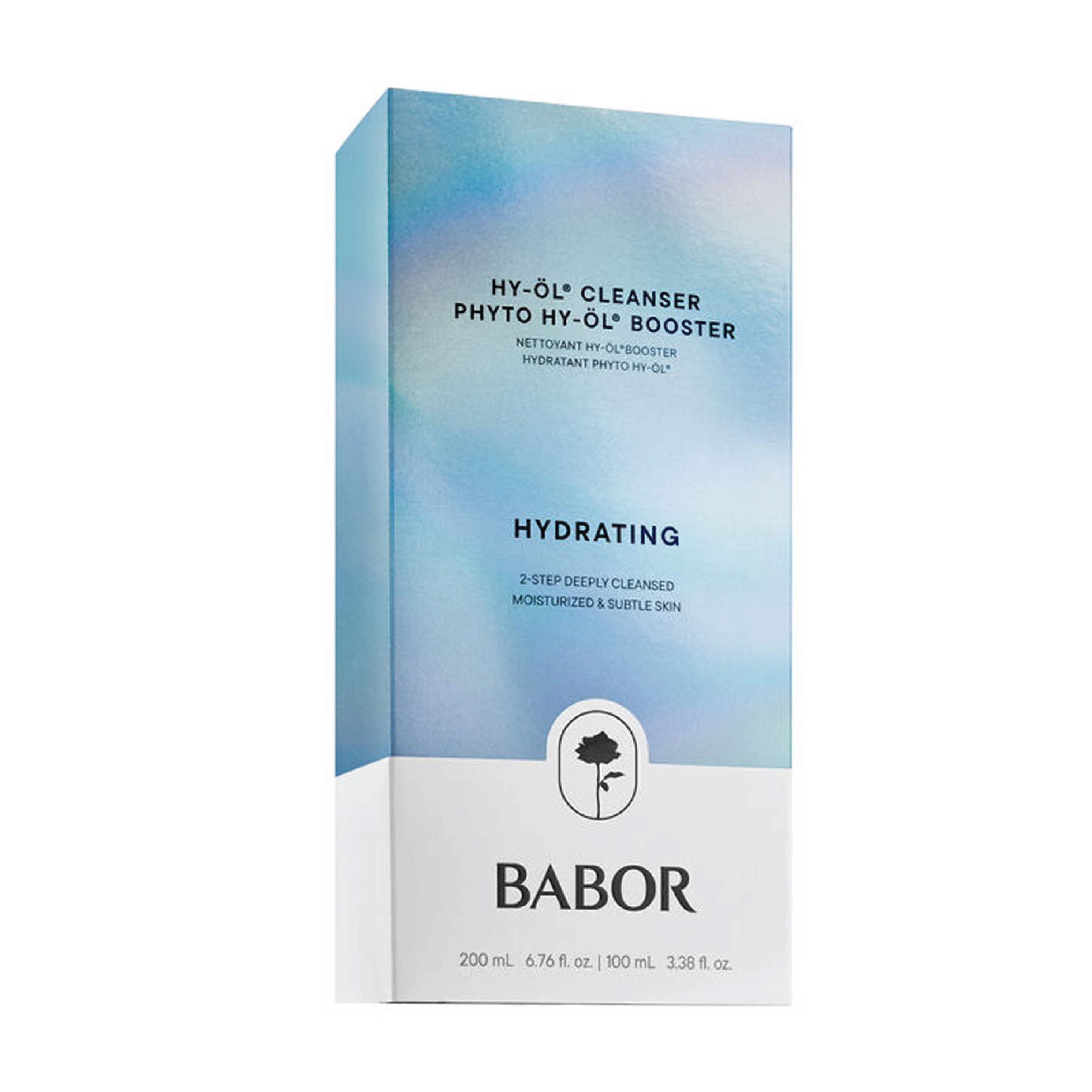 BABOR HY-ÖL Cleanser + Phyto HY-ÖL Booster Hydrating, 1 sett, spar kr 69,-