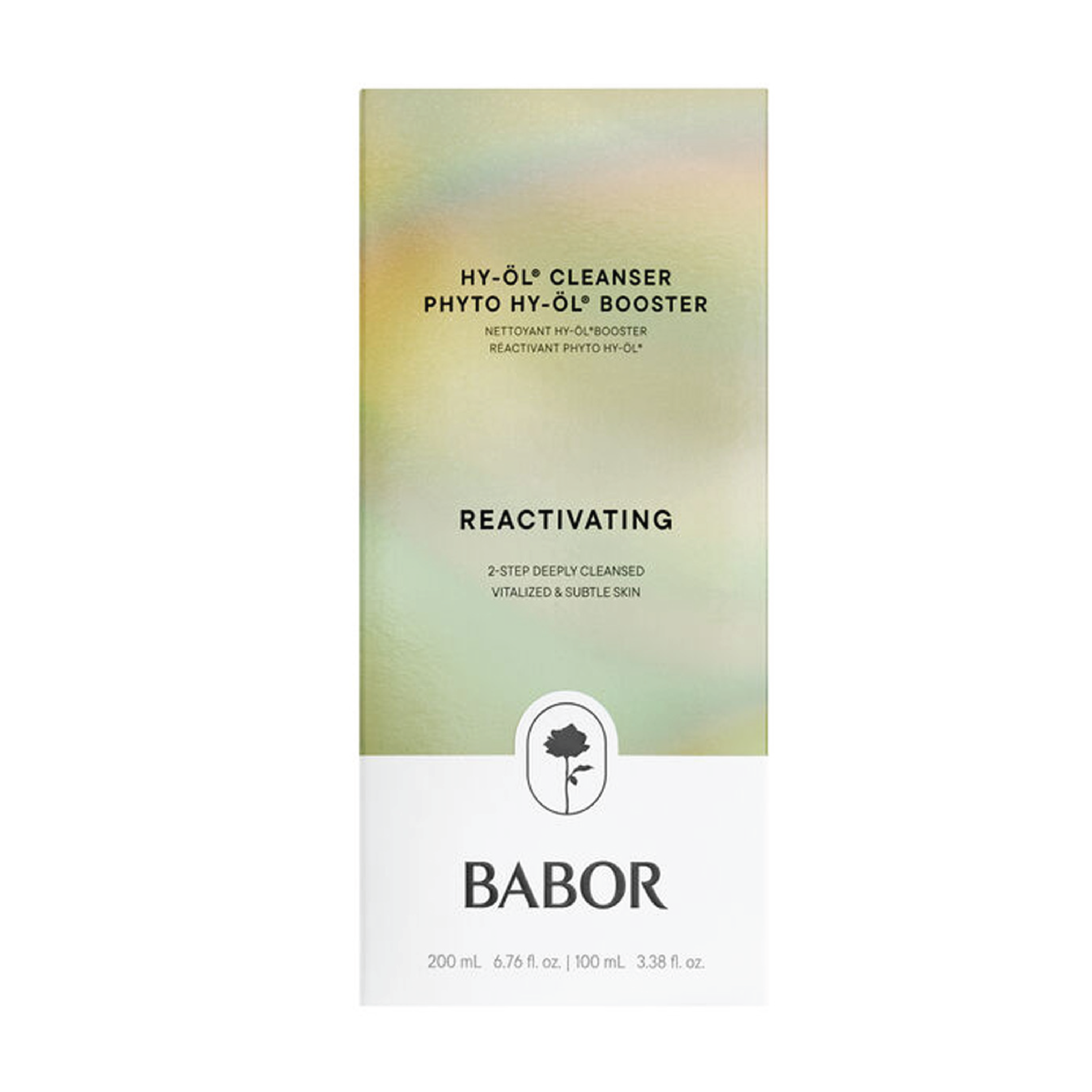 BABOR HY-ÖL Cleanser + Phyto HY-ÖL Booster Reactivating, 1 sett