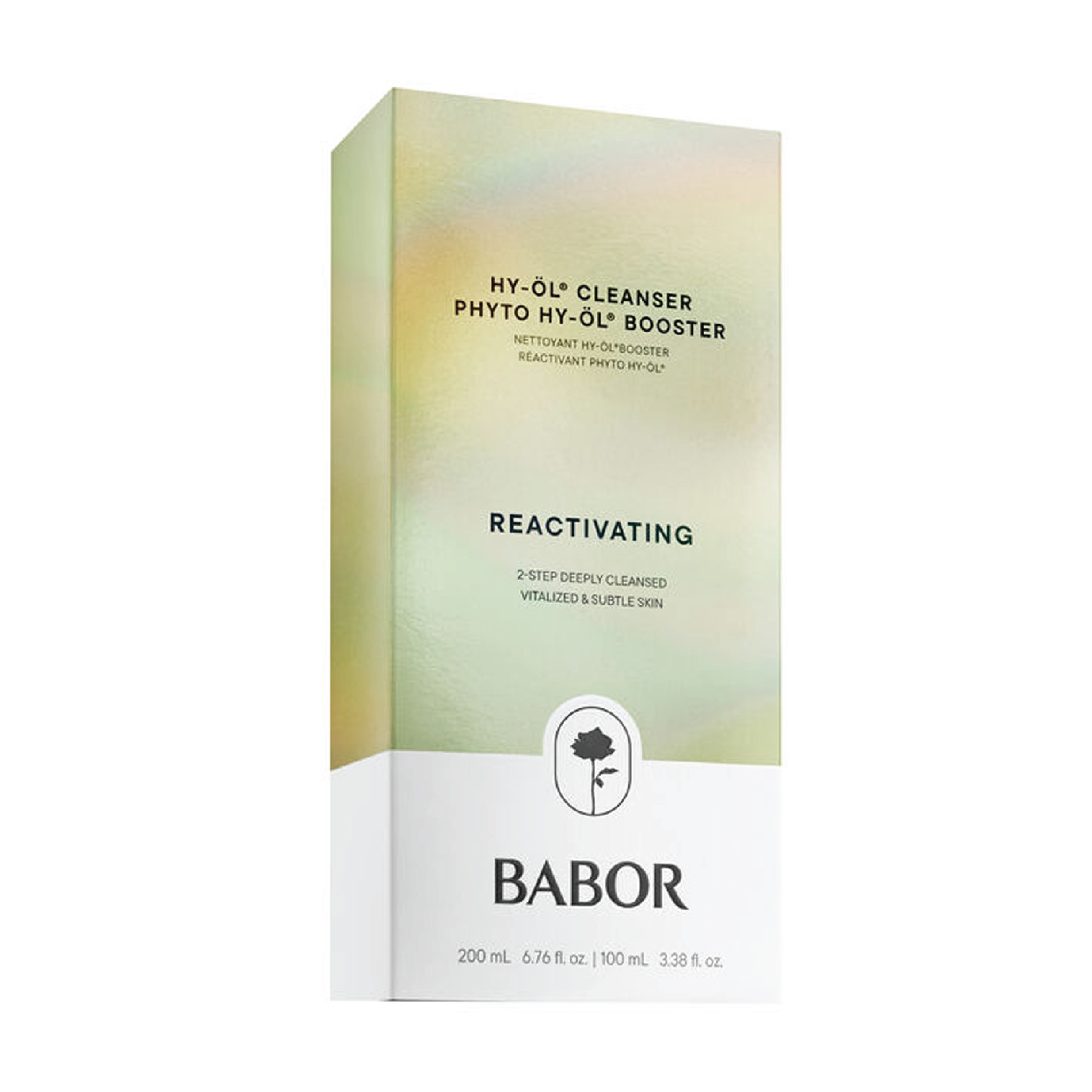 BABOR HY-ÖL Cleanser + Phyto HY-ÖL Booster Reactivating, 1 sett, spar kr 148,-