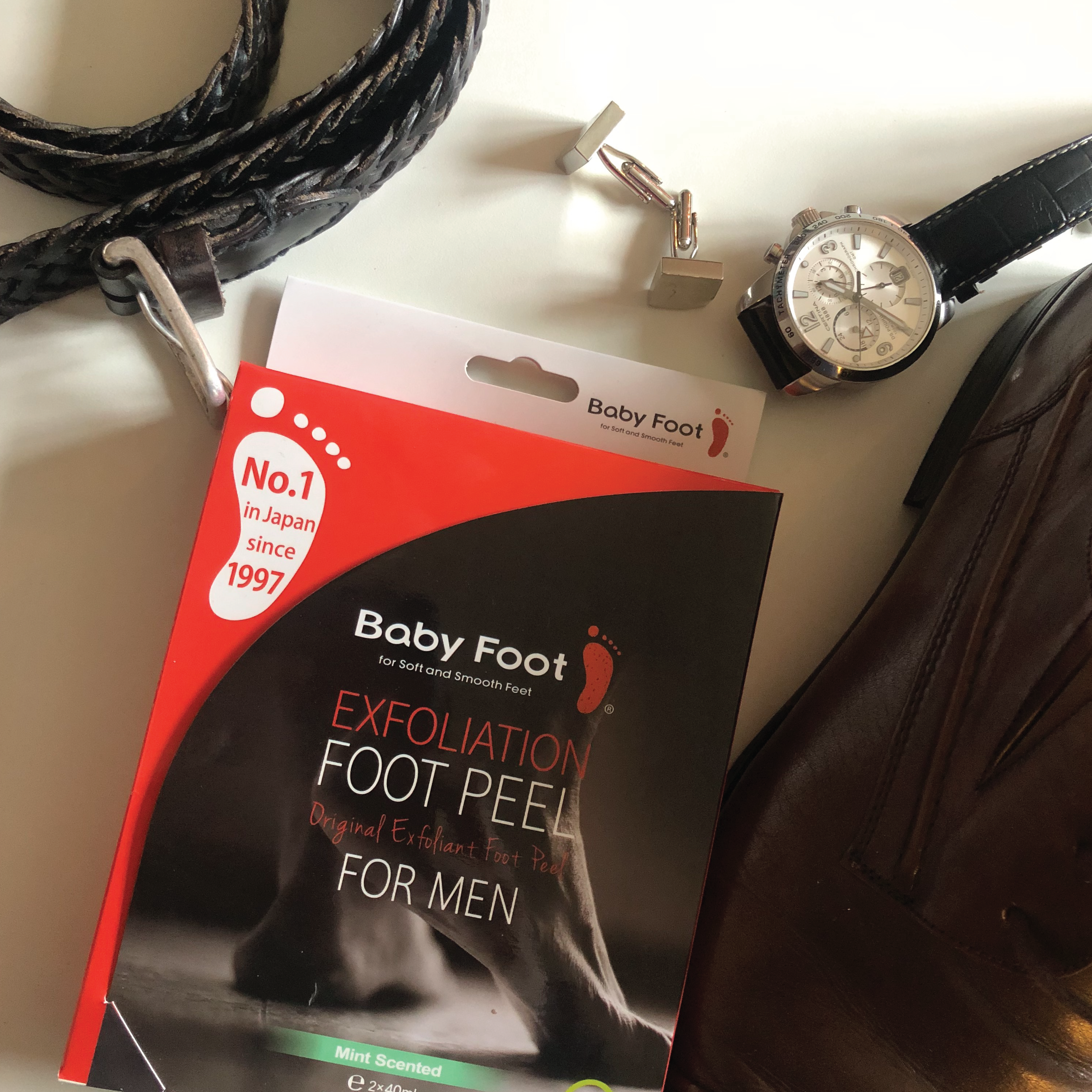 Baby Foot Exfoliation Foot Peel For Men, 1 par