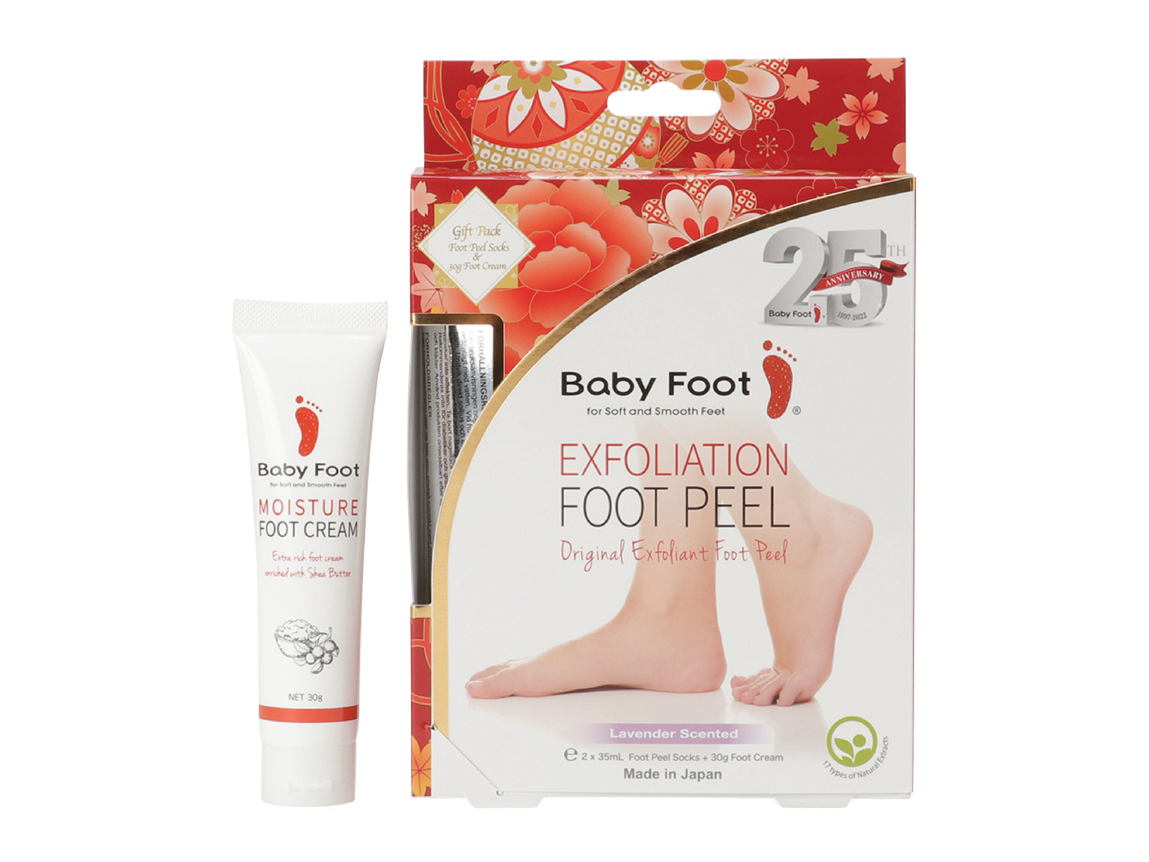Baby Foot Exfoliation Foot Peel Gift Pack, 1 stk. Kroppspleie