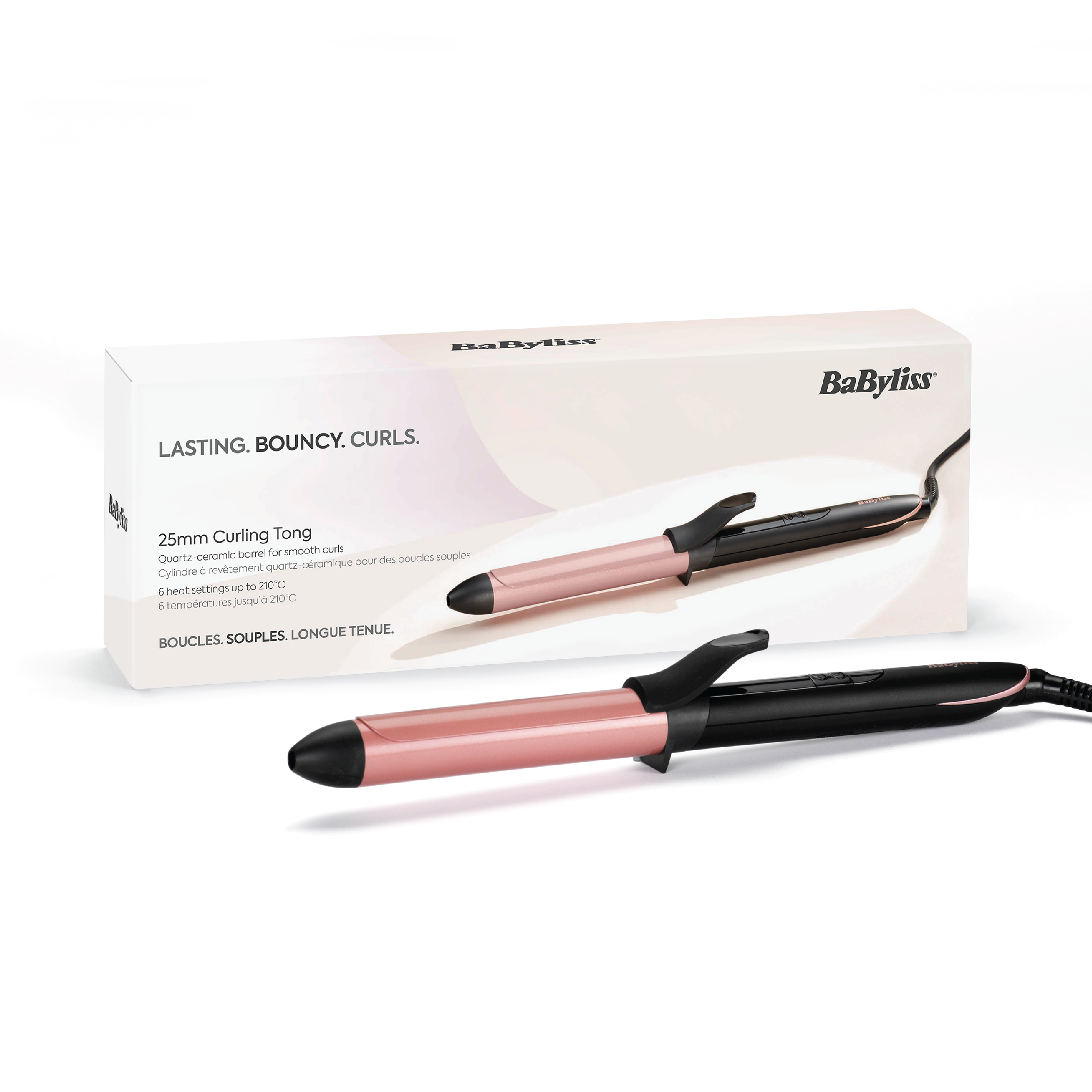 BaByliss 25mm Curling Tong, 1 stk.