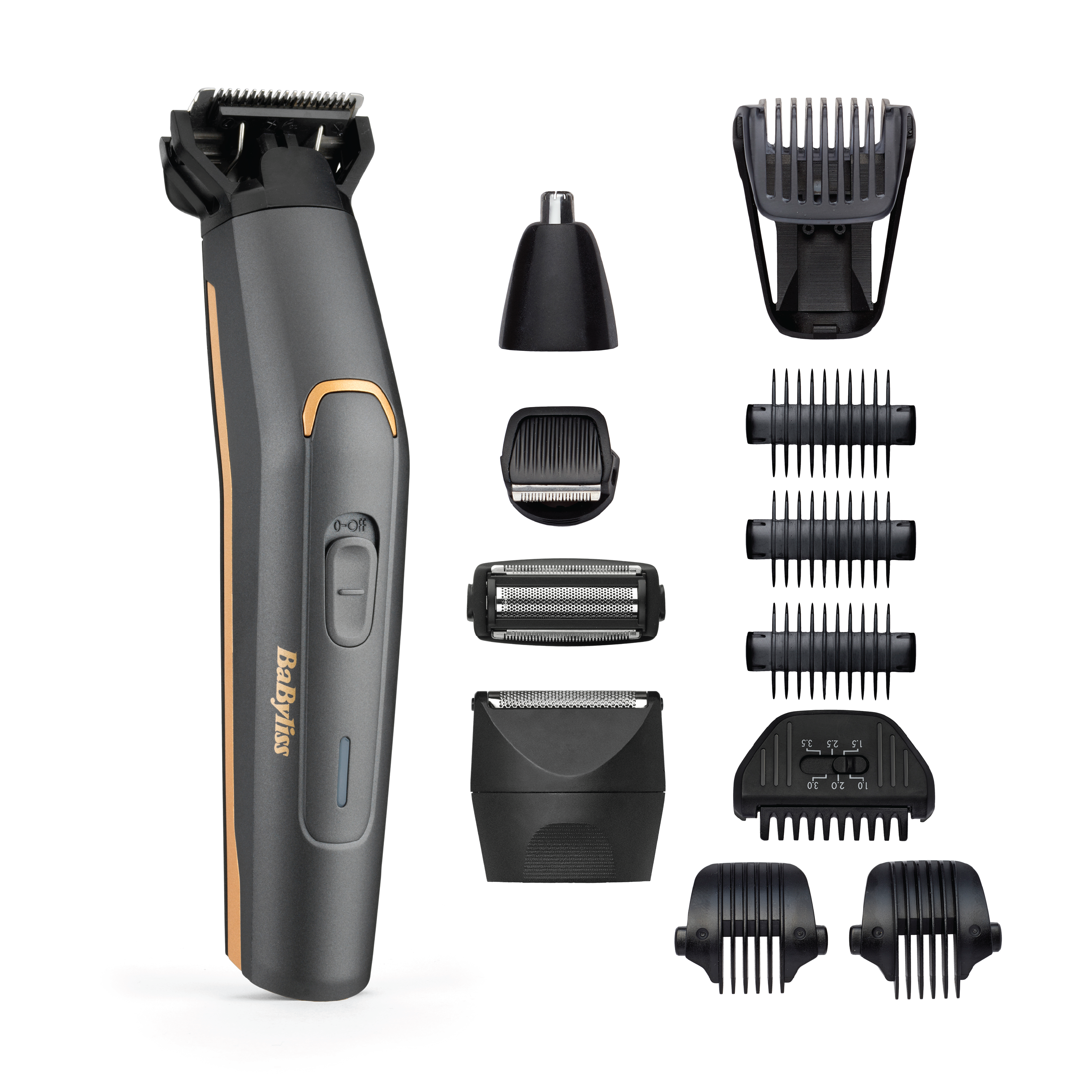 BaByliss Graphite Precision 12 in 1 Multi Trimmer, 1 stk.