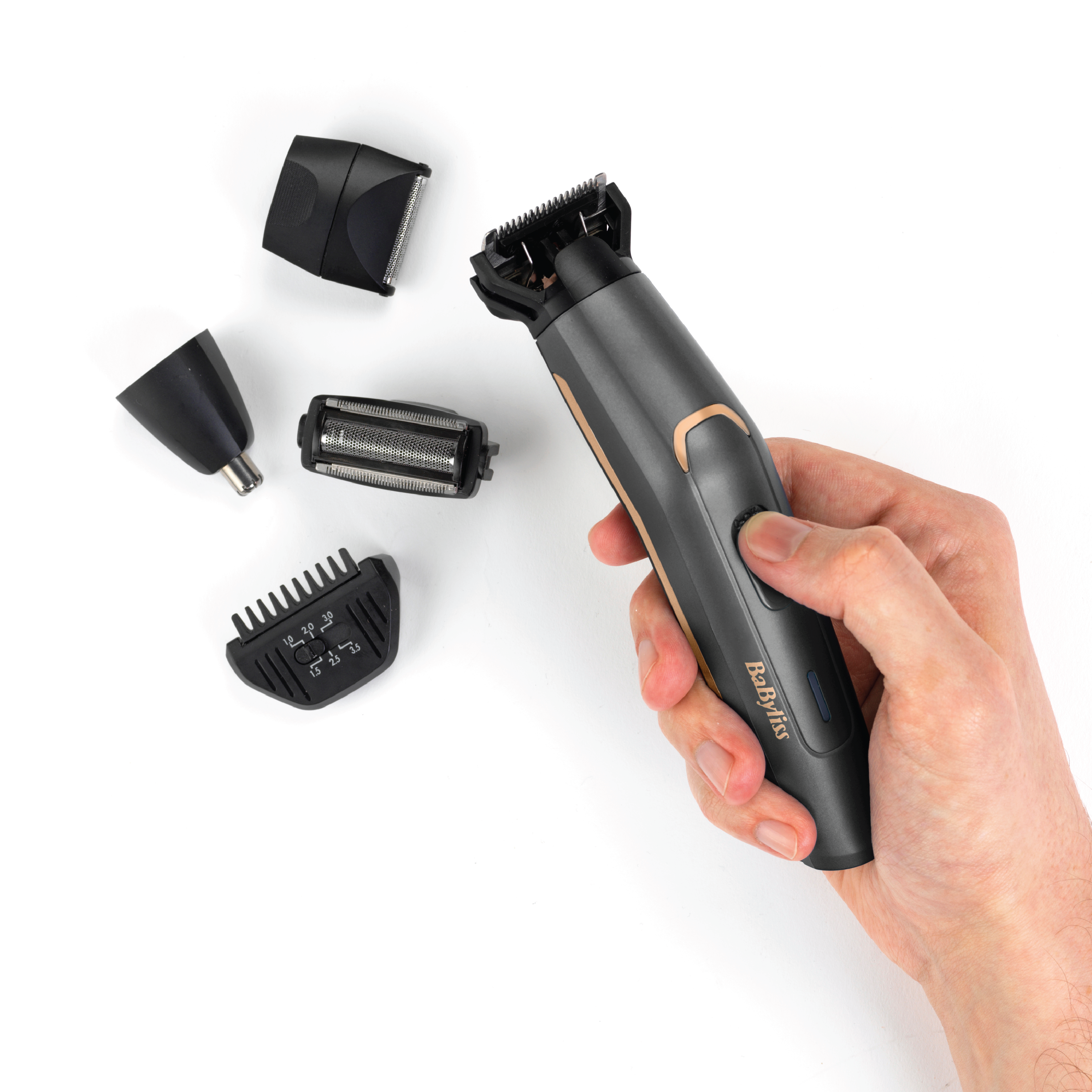 BaByliss Graphite Precision 12 in 1 Multi Trimmer, 1 stk.