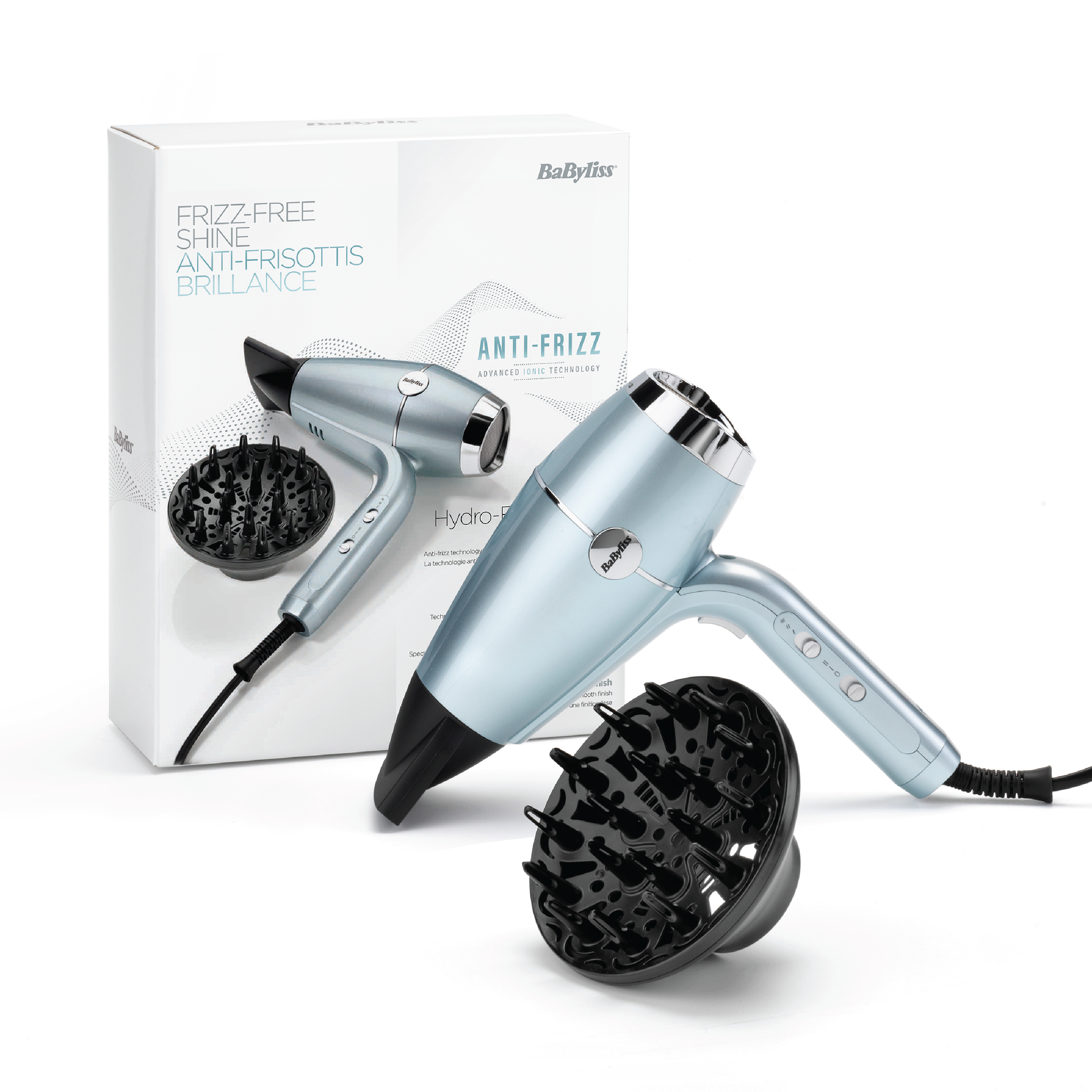 BaByliss Hydro-Fusion 2100 Hårføner, 1 stk.