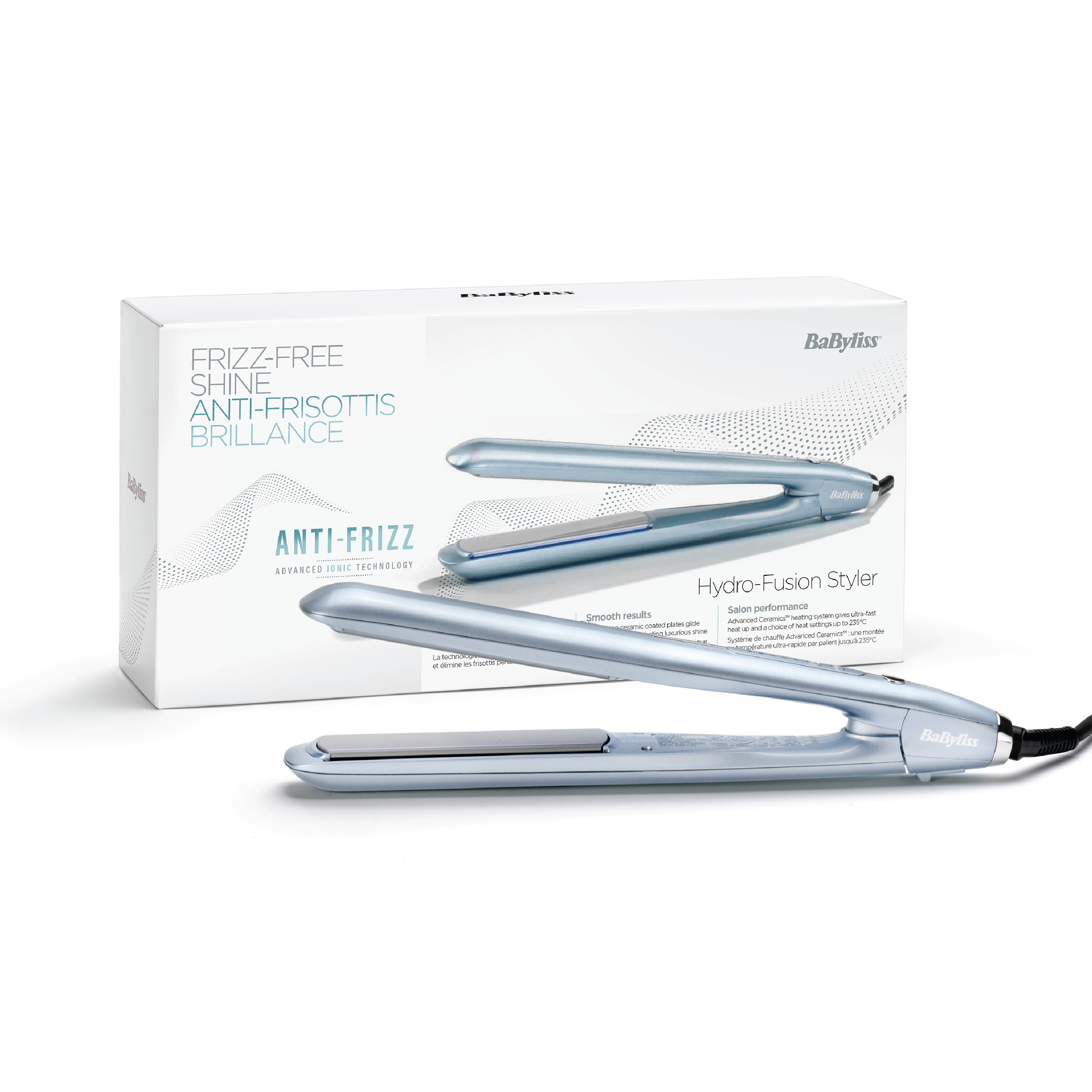 BaByliss Hydro-Fusion Straightener, 1 stk.