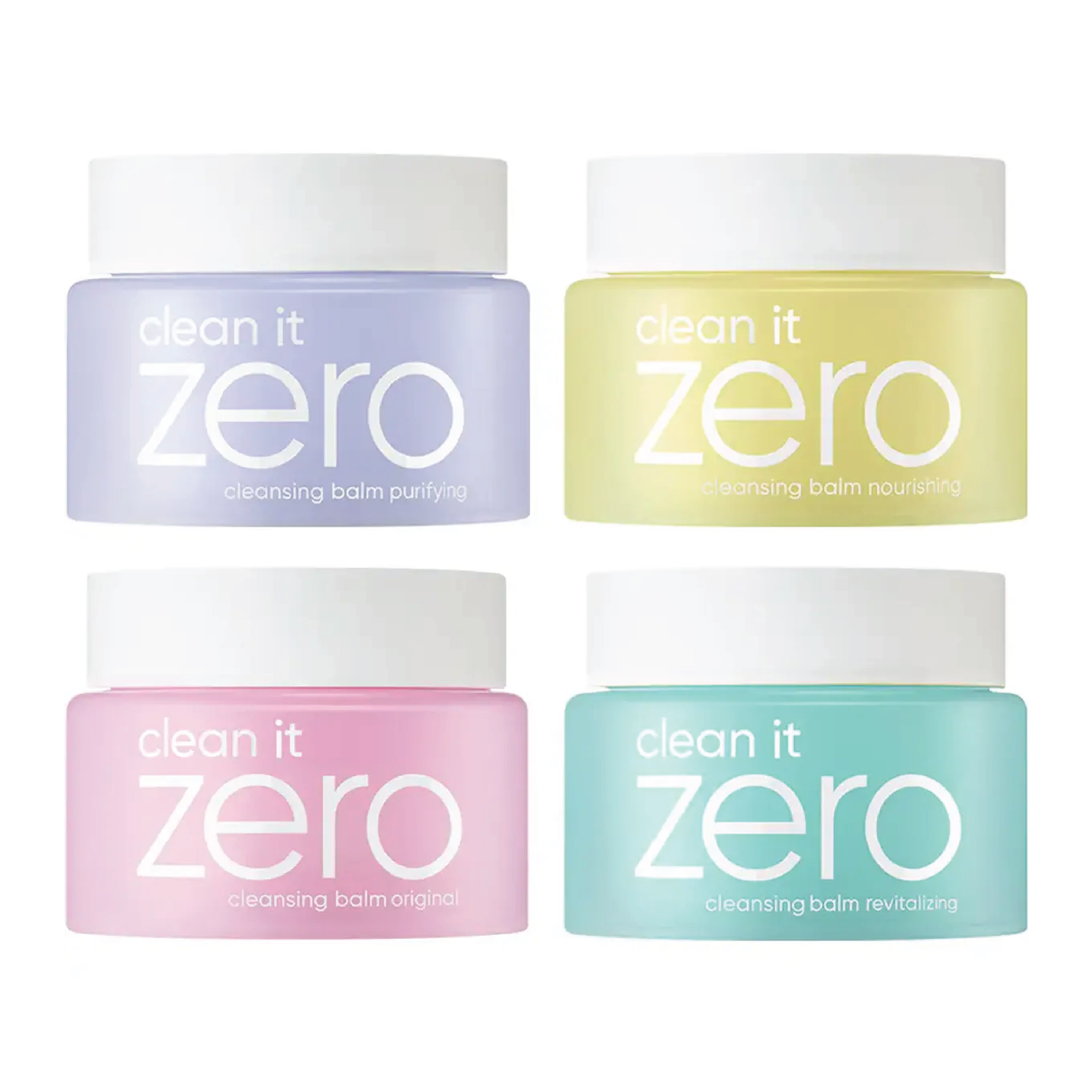 Banila Co Clean it Zero Cleansing Balm Original Miniature Set, 4 x 7 ml