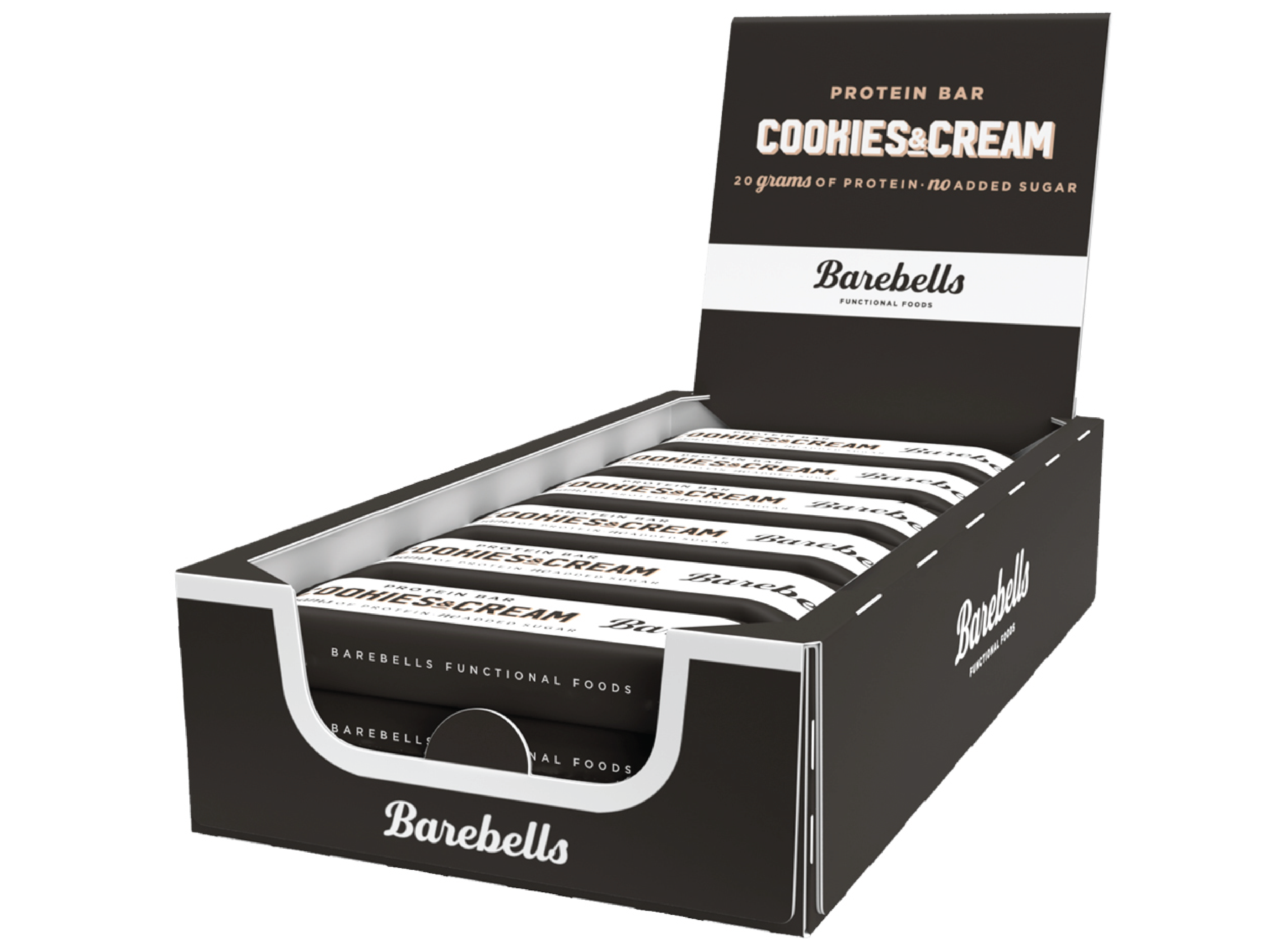 Barebells Cookies & Cream Protein Bar, 55 g