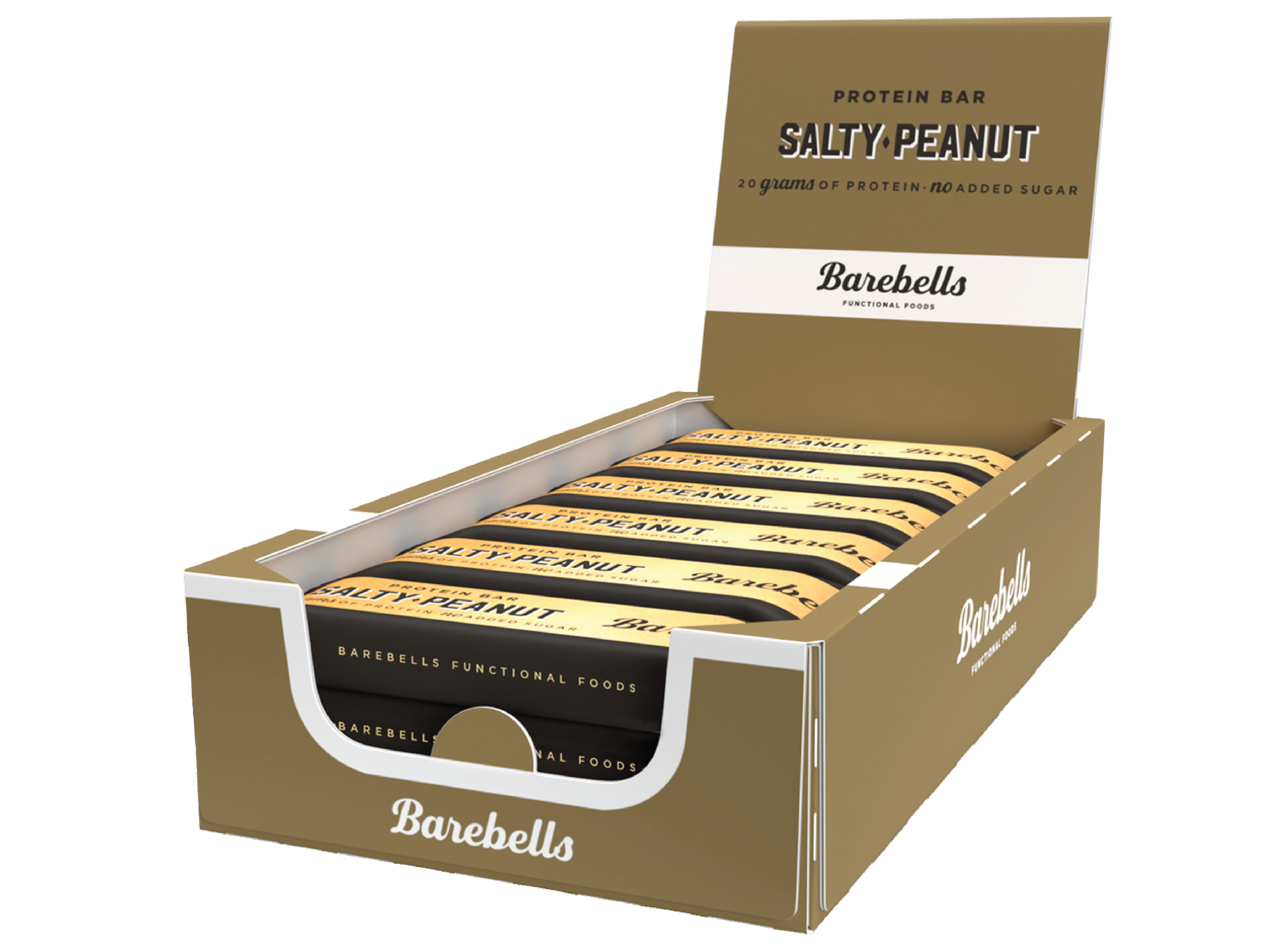 Barebells Salty Peanut Protein Bar, 55 g x 12