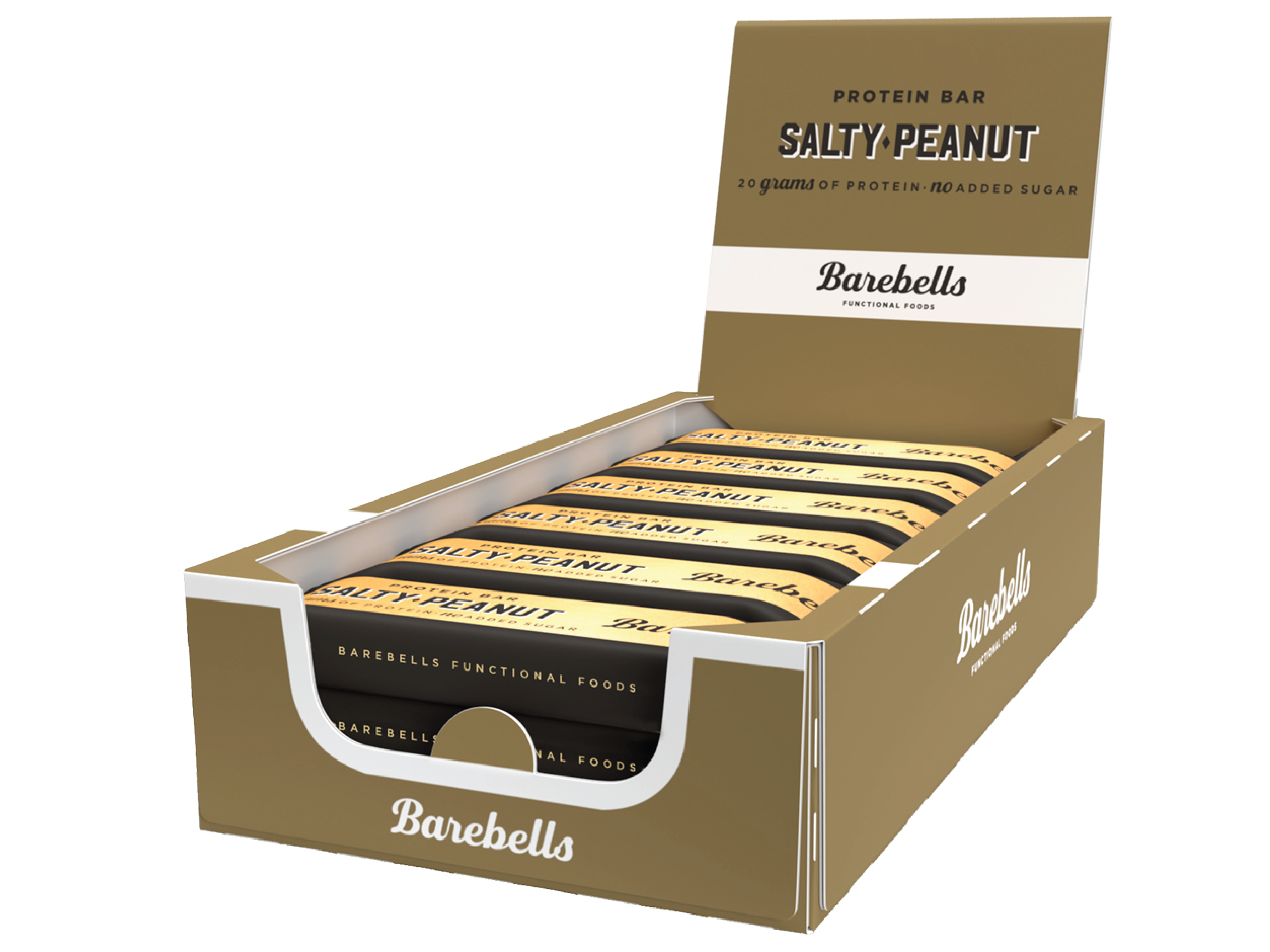 Barebells Salty Peanut Protein Bar, 55 g x 12