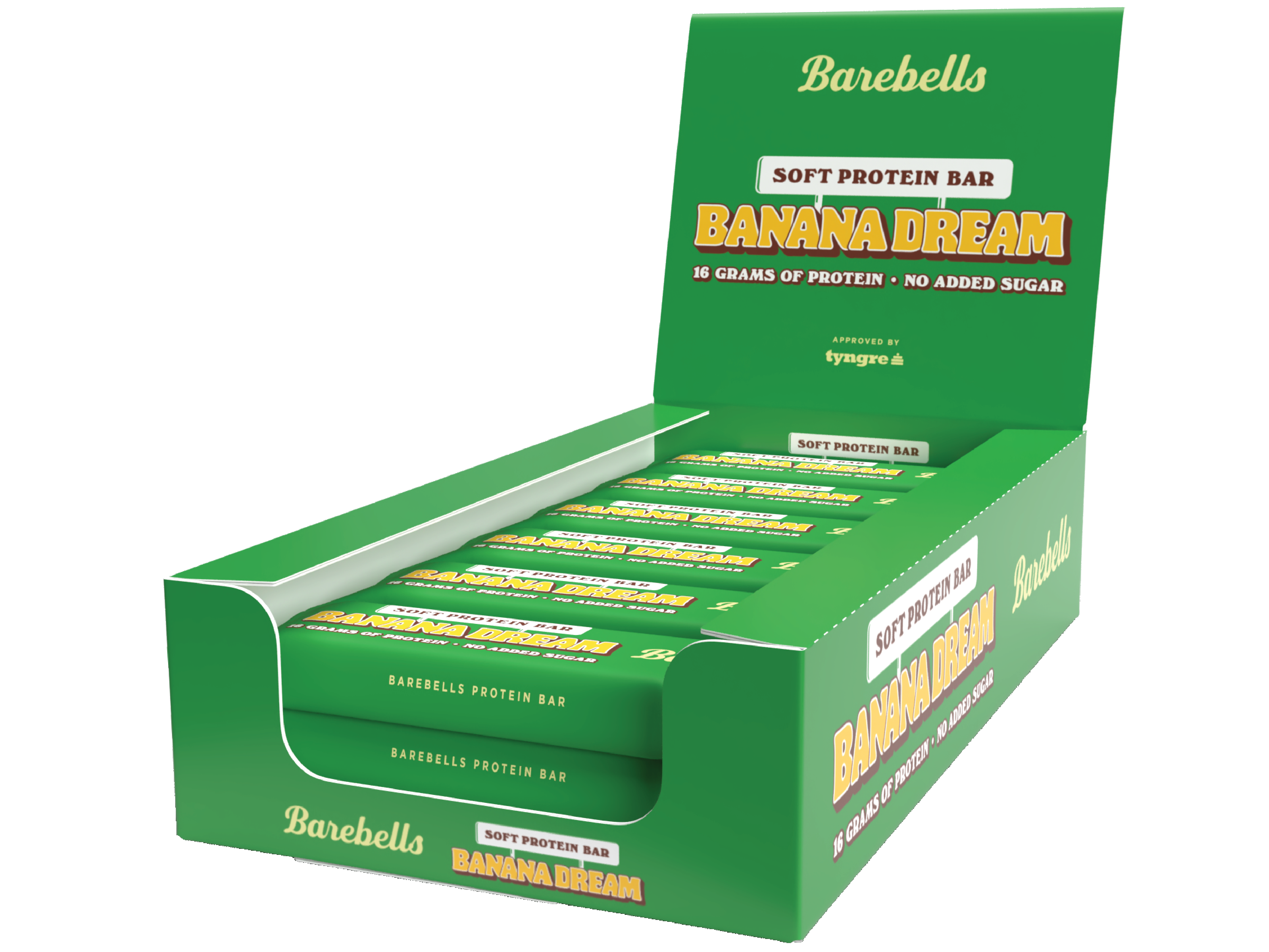 Barebells Soft Banana Dream Protein Bar, 55 g x 12