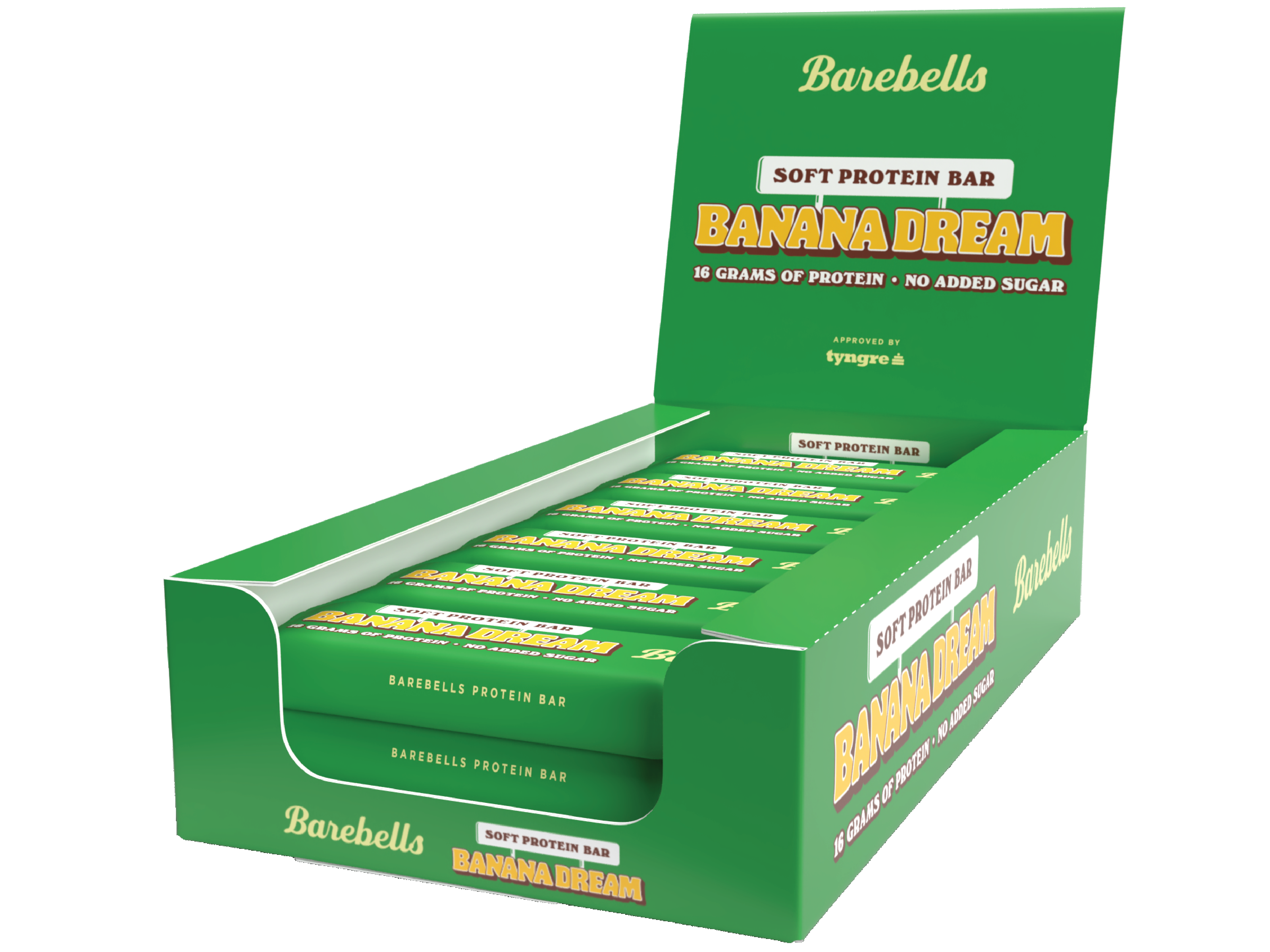 Barebells Soft Banana Dream Protein Bar, 55 g x 12