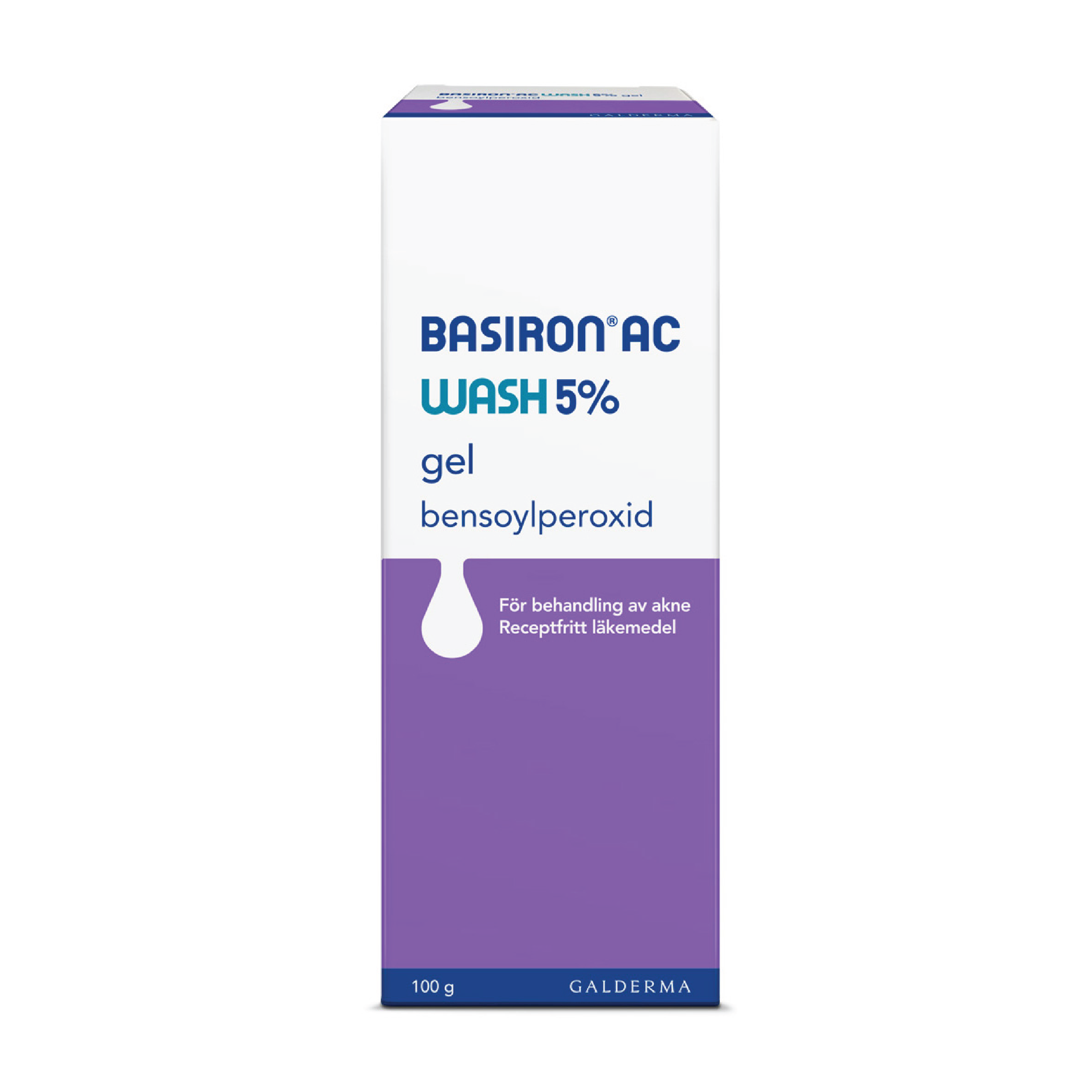 Basiron AC Wash gel 5, 100 g. Akne Farmasiet.no