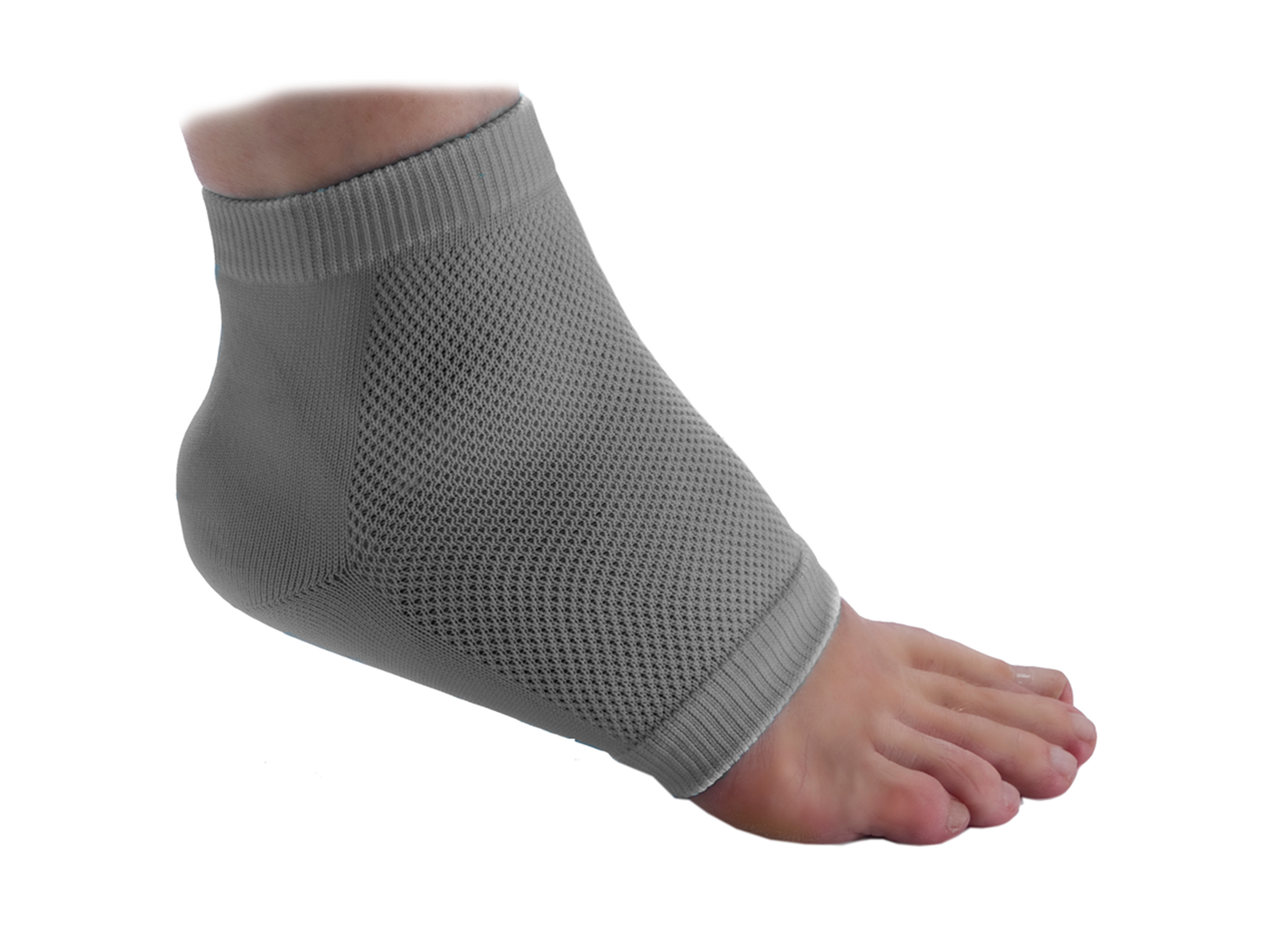 Basisfot Gnagsårsokk, Str. L, grå, 1 par