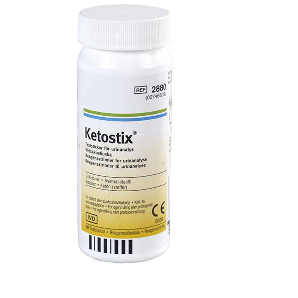 Bayer Ketostix 2880, 50 stk.