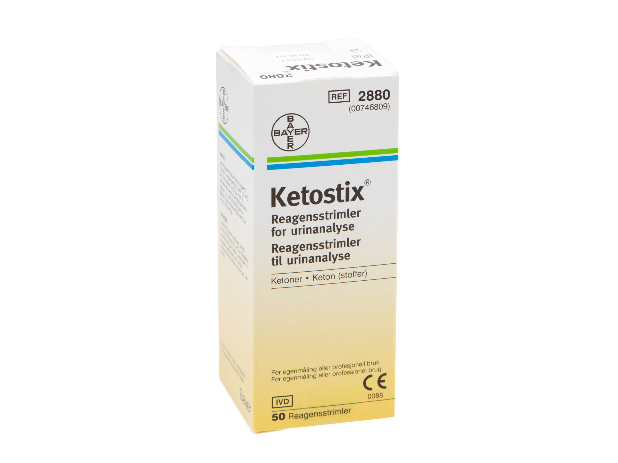 Bayer Ketostix 2880, 50 stk