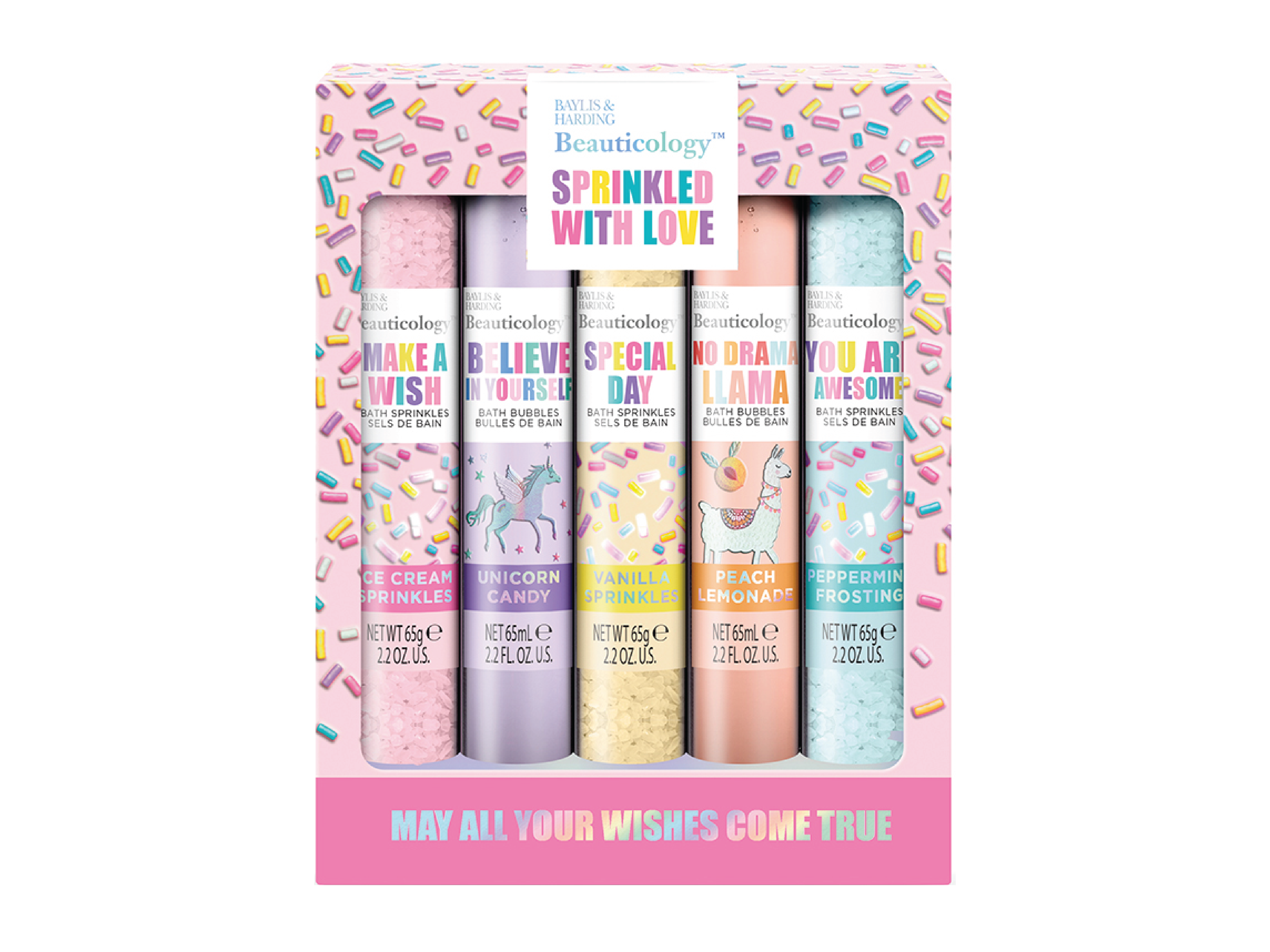 Baylis & Harding Beauticology Sprinkles 5 Bath Treats, Gavesett, 1 stk.