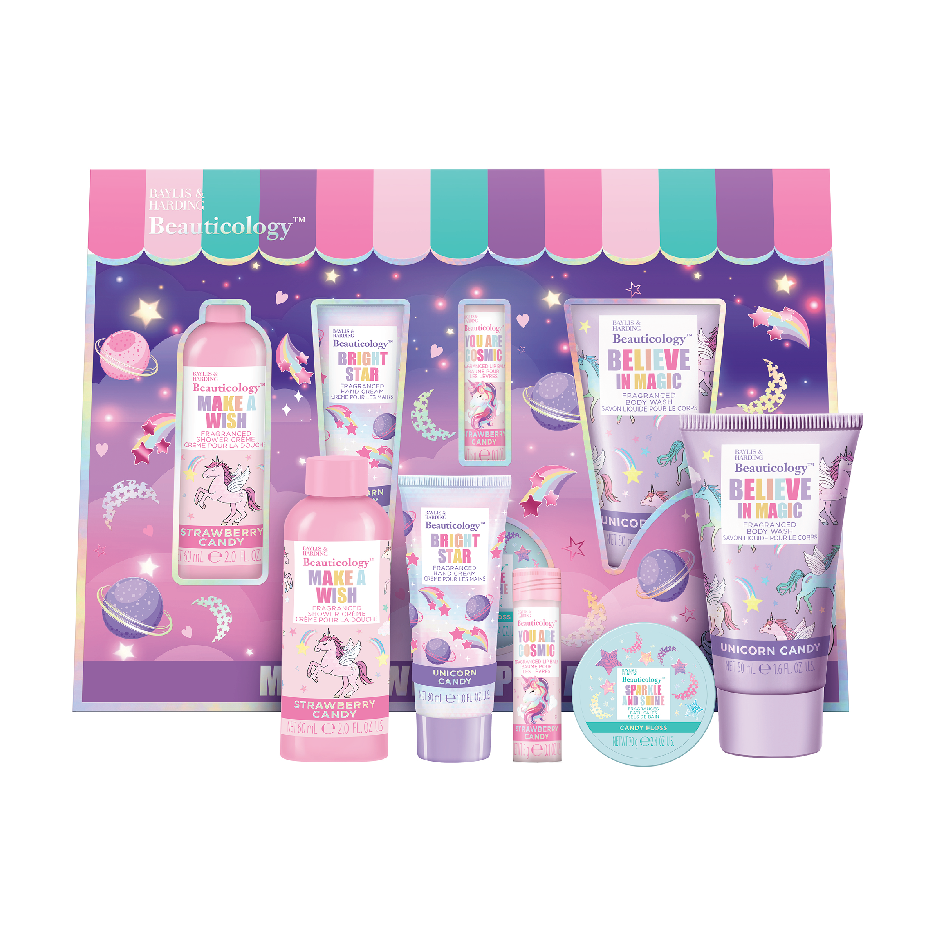 Baylis & Harding Beauticology Unicorn Beauty Gift Set, 1 sett