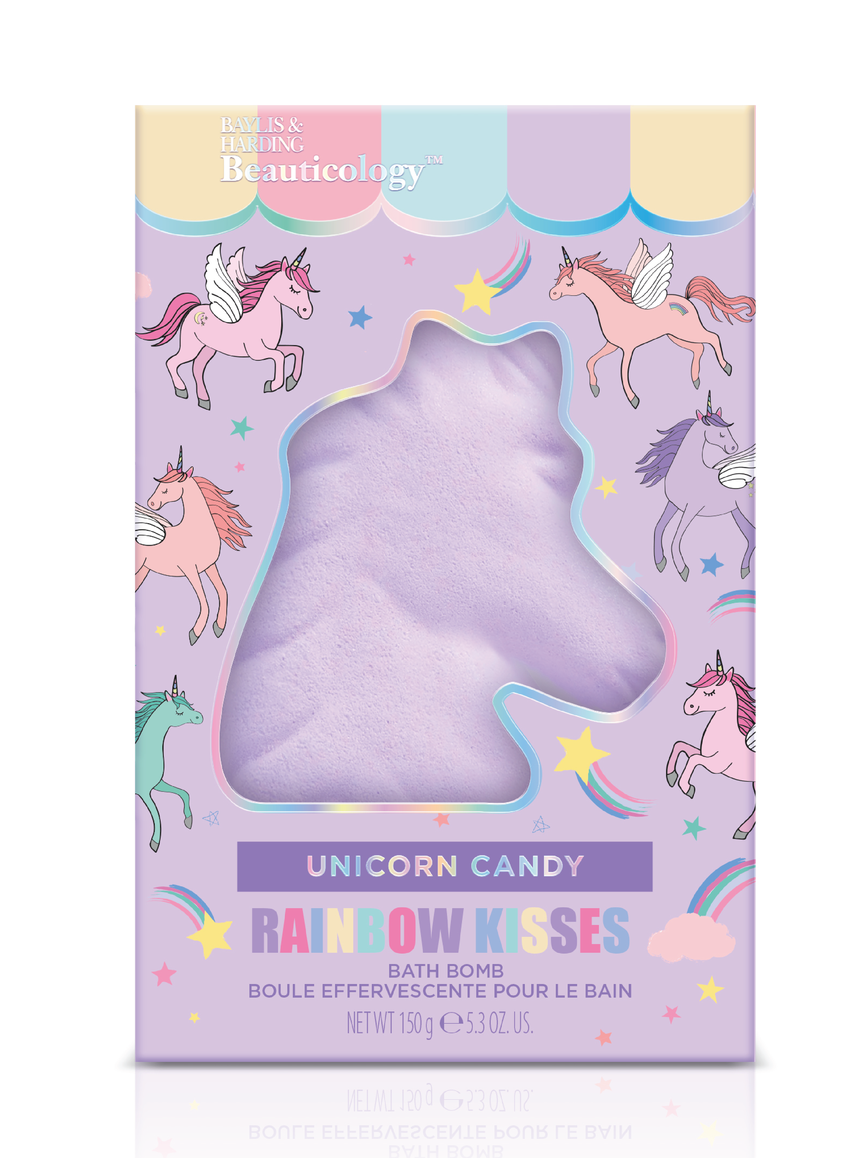 Baylis & Harding Beauticology Unicorn Candy Bath Fizzer, 150 g