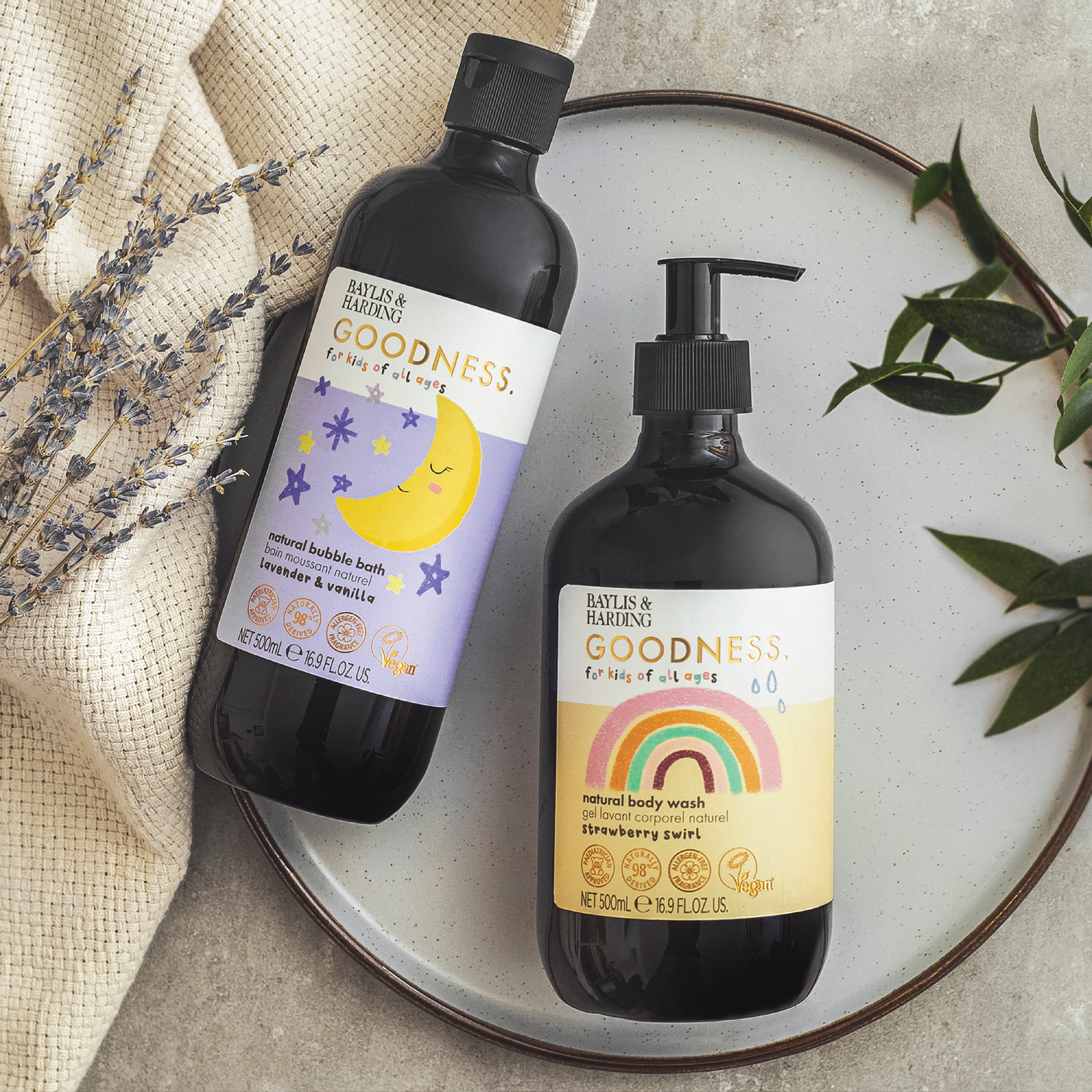 Baylis & Harding Goodness Kids Lavender & Vanilla Bubble Bath, 500 ml