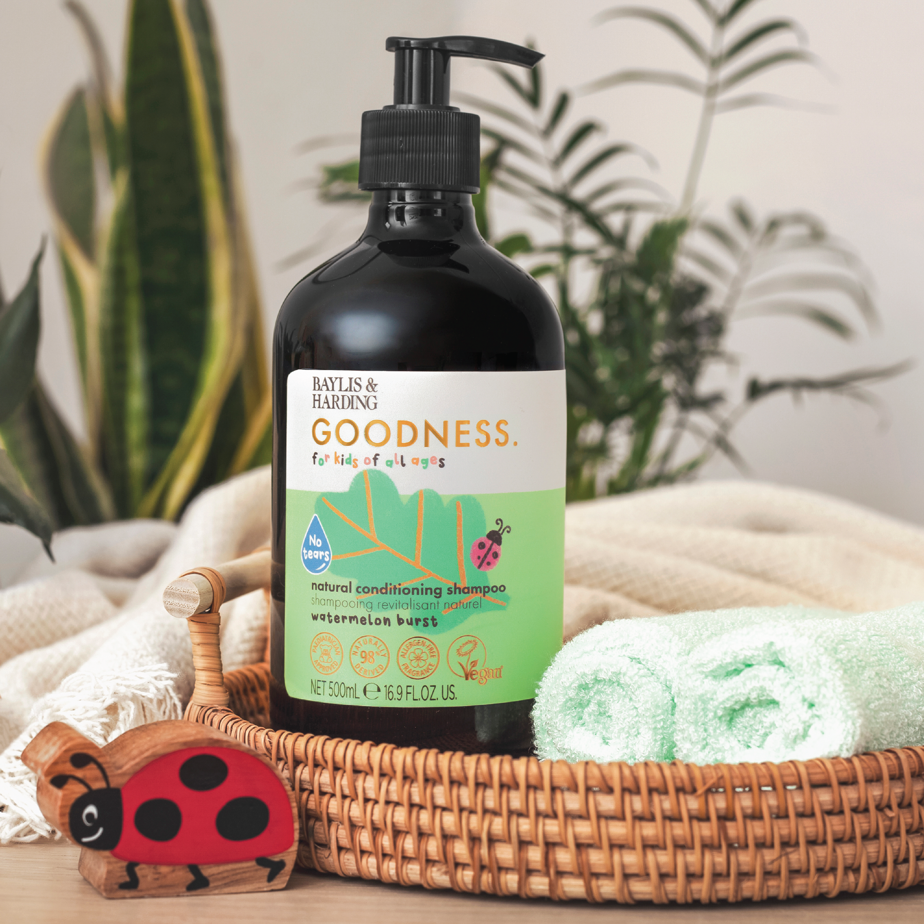 Baylis & Harding Goodness Kids Watermelon Burst 2-in-1 Shampoo, 500 ml