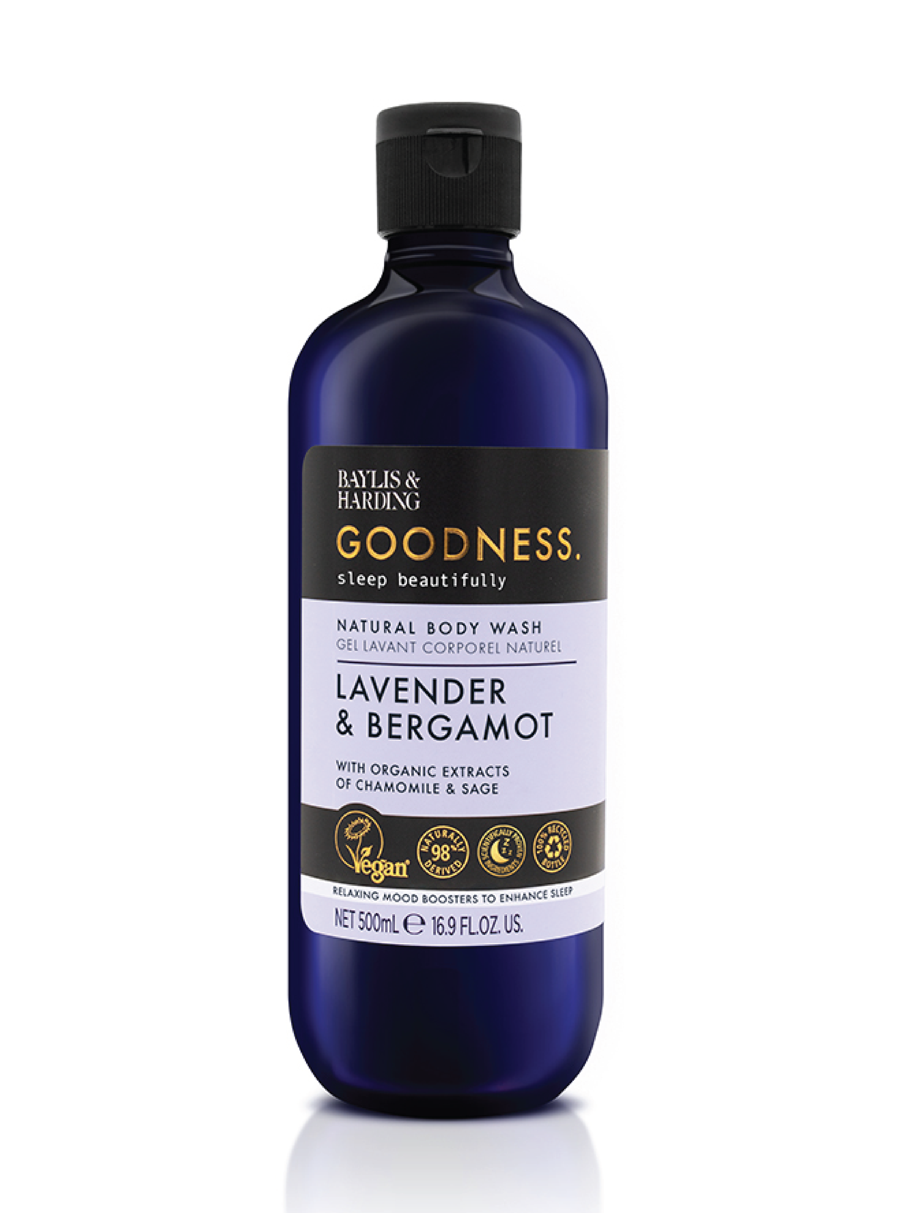 Baylis & Harding Goodness Sleep Lavender & Bergamot Body Wash, 500 ml