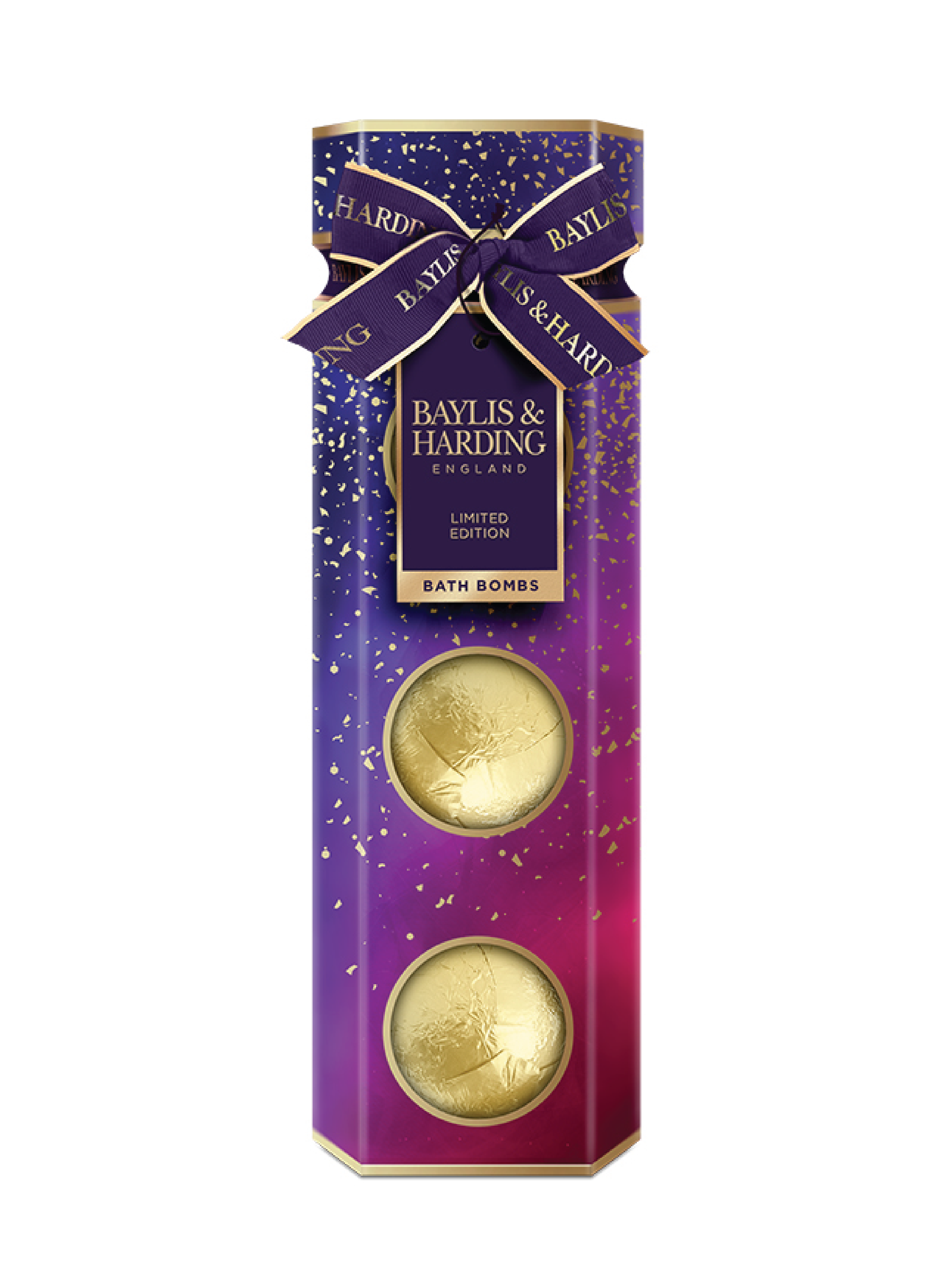 Baylis & Harding Midnight Fig & Pomegranate Bath Fizzer Cracker, 3 stk