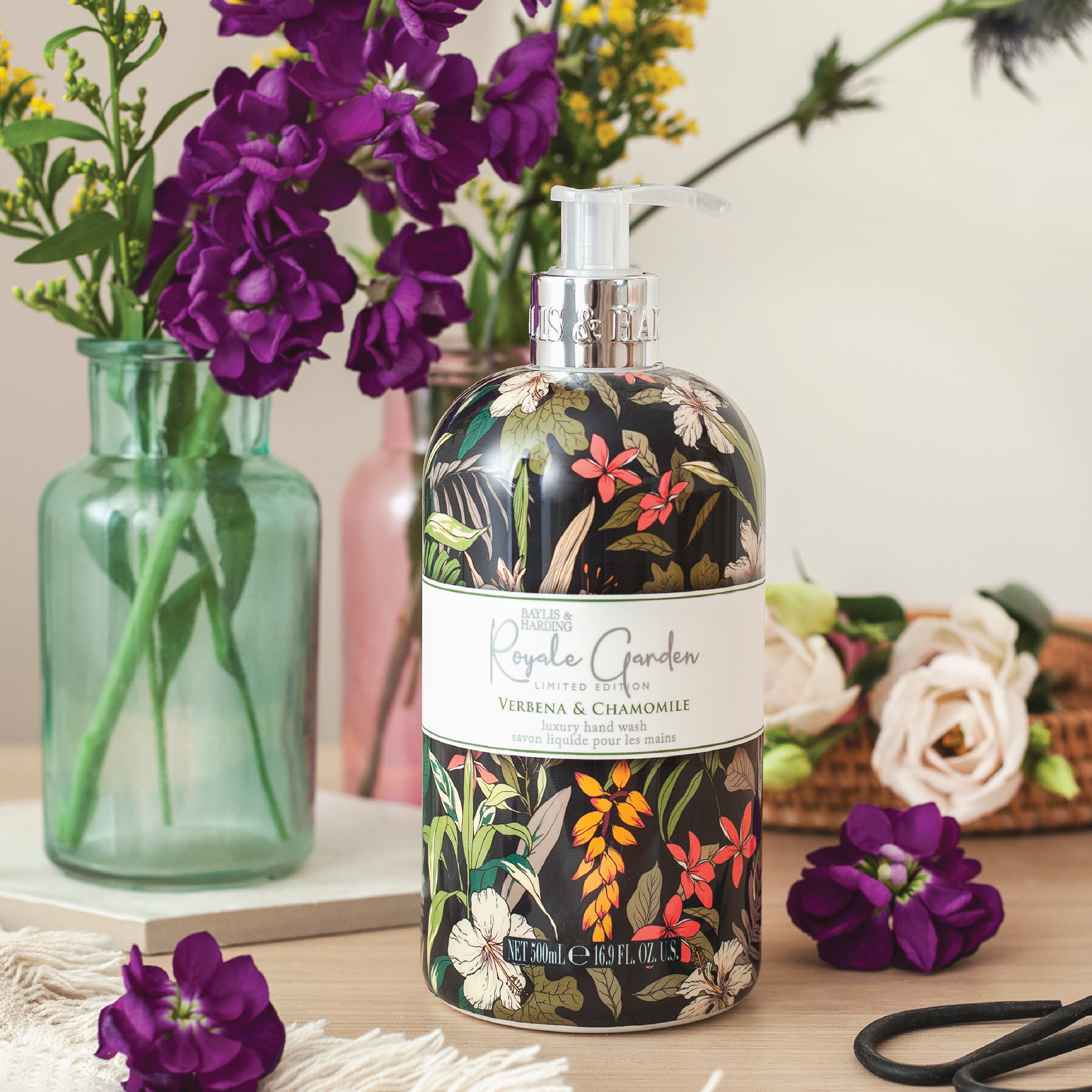 Baylis & Harding Royal Garden Verbena & Chamomile Hand Wash, 500 ml