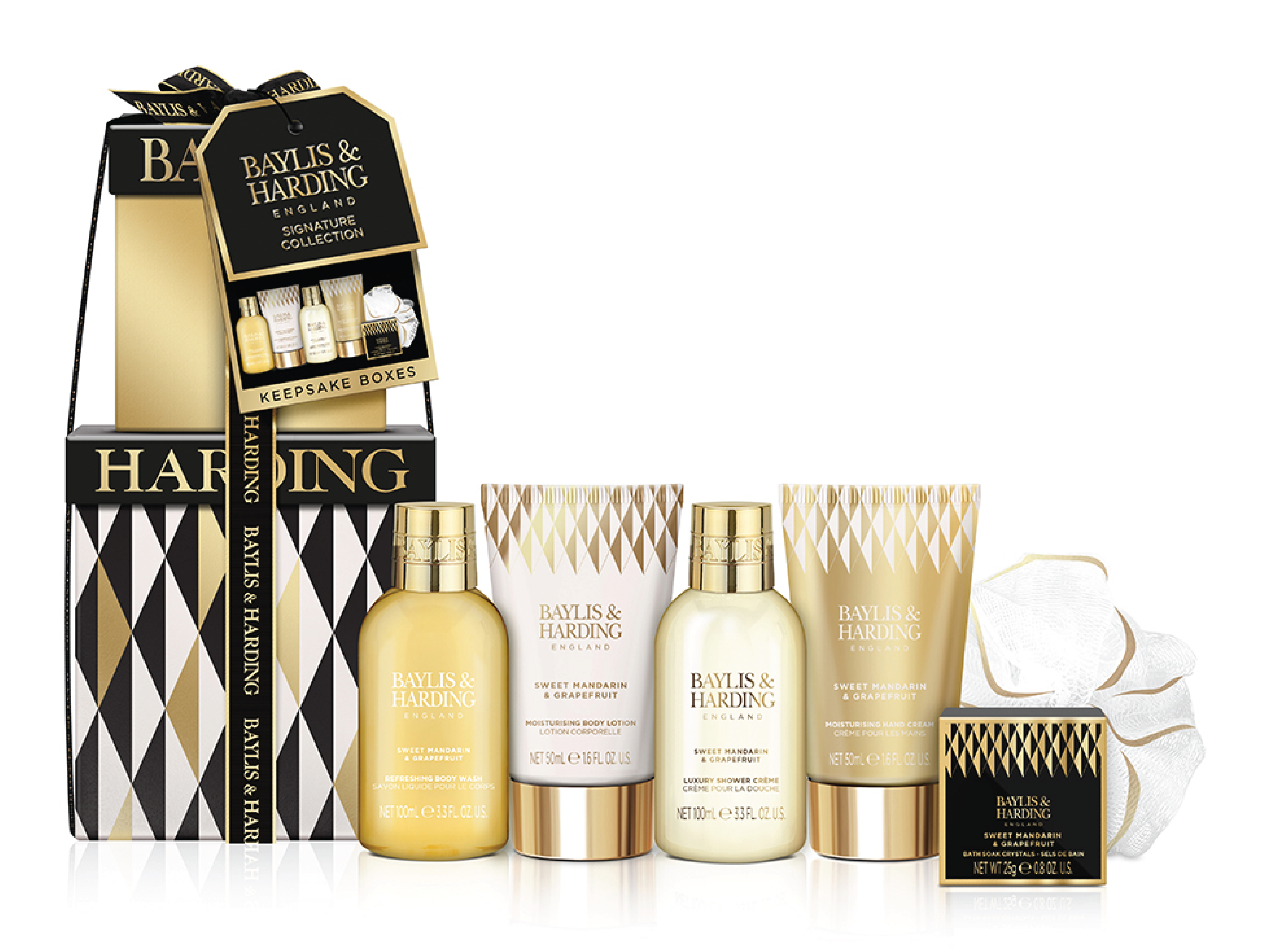 Baylis & Harding Sweet Mandarin & Grapefruit Mini Stack Set, Gavesett, 1 stk.