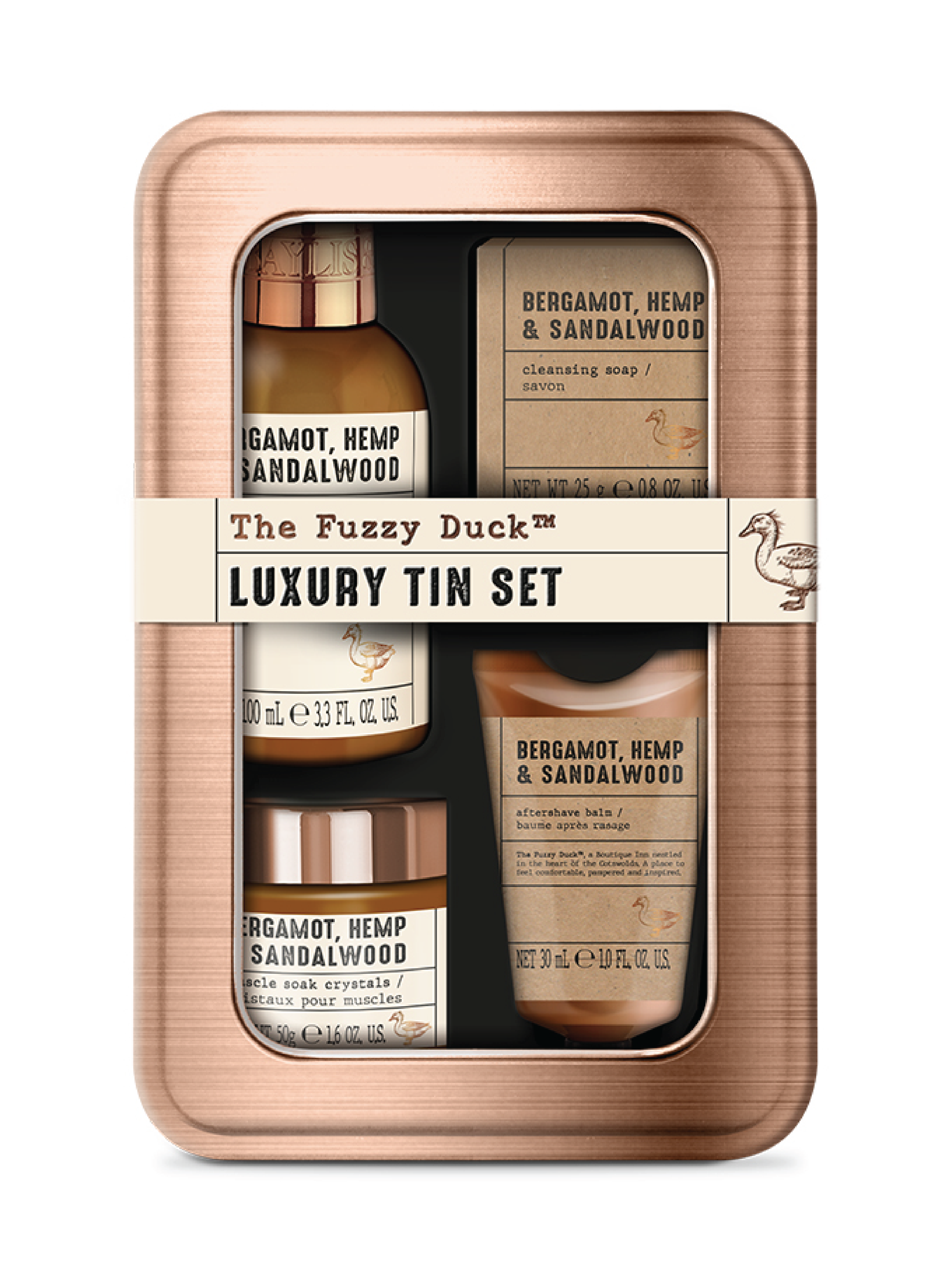 Baylis & Harding The Fuzzy Duck Men's Grooming Tin Set, 1 sett