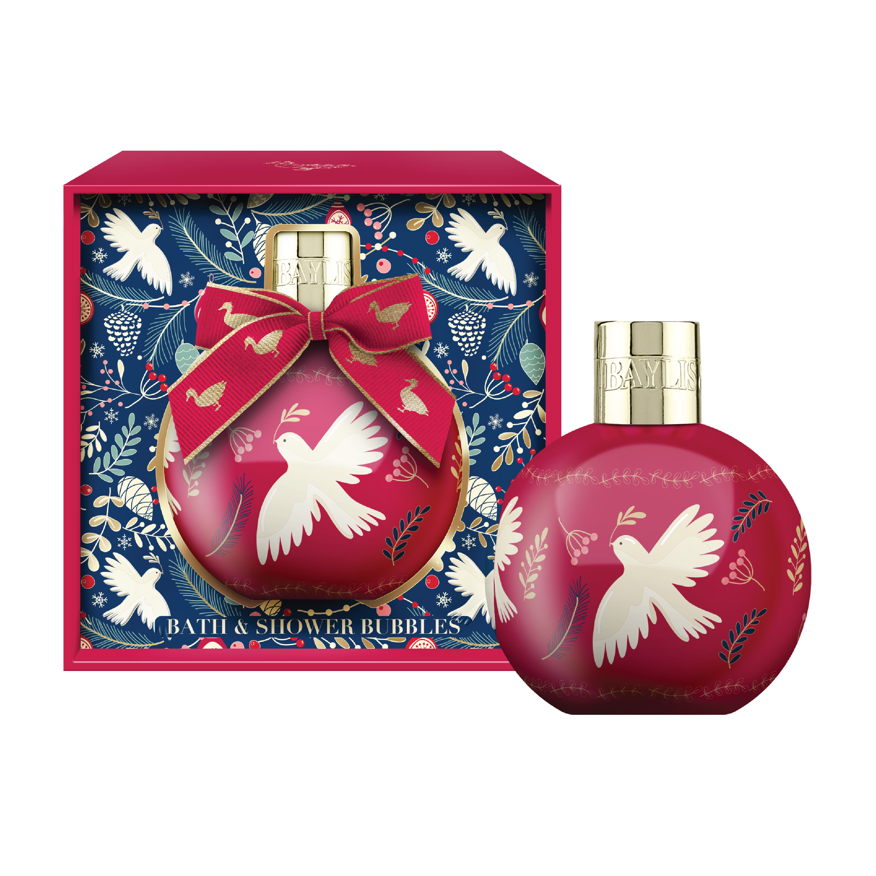 Baylis & Harding The Fuzzy Duck Winter Wonderland Bauble Bath & Shower Gift, 250 ml