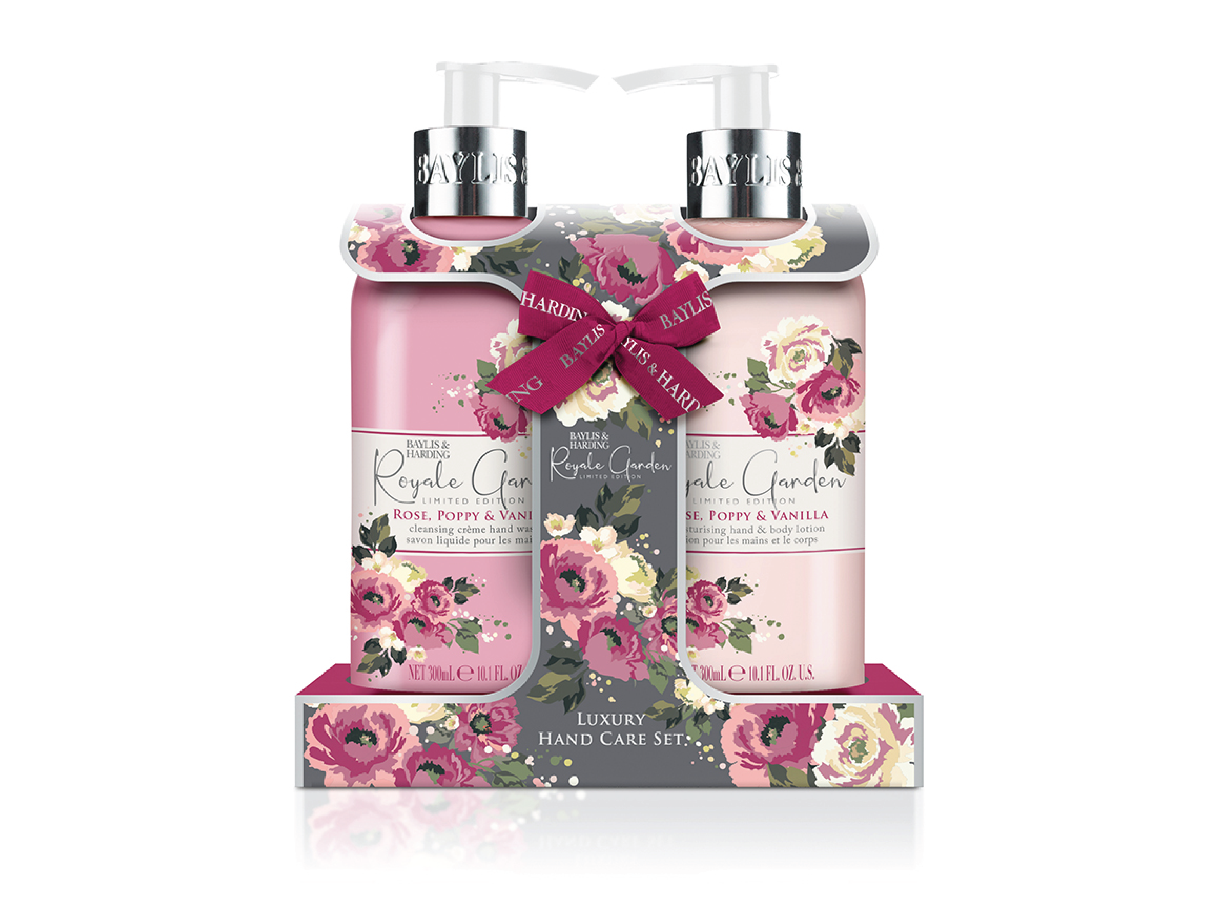 Baylis & Harding Royale Garden Rose, Poppy & Vanilla 2 Bottle Set