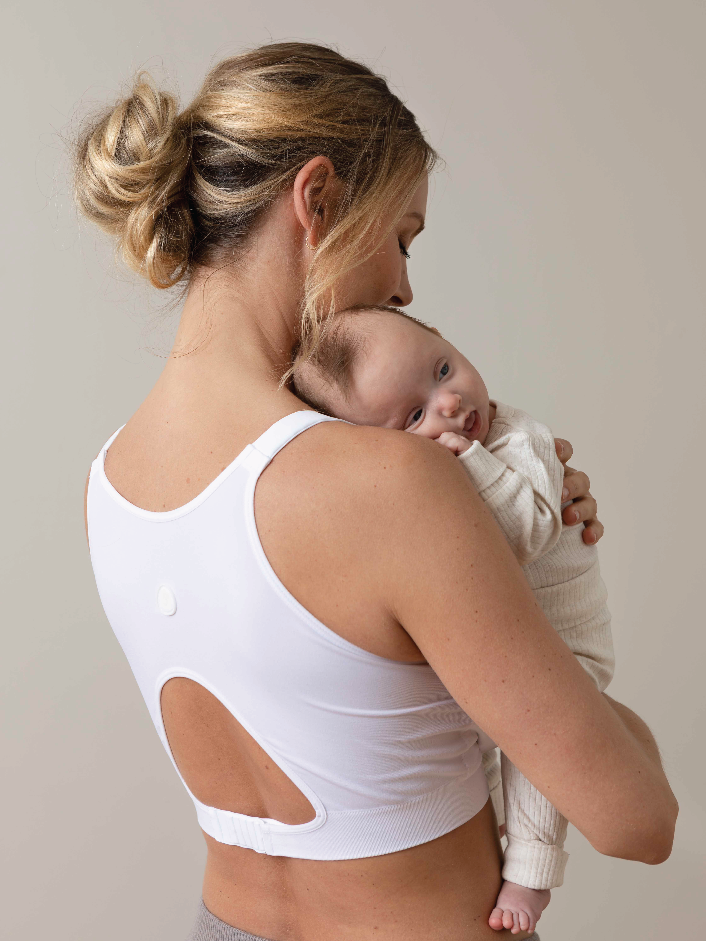 bbhugme Amme-BH, Medium, hvit, 1 stk.