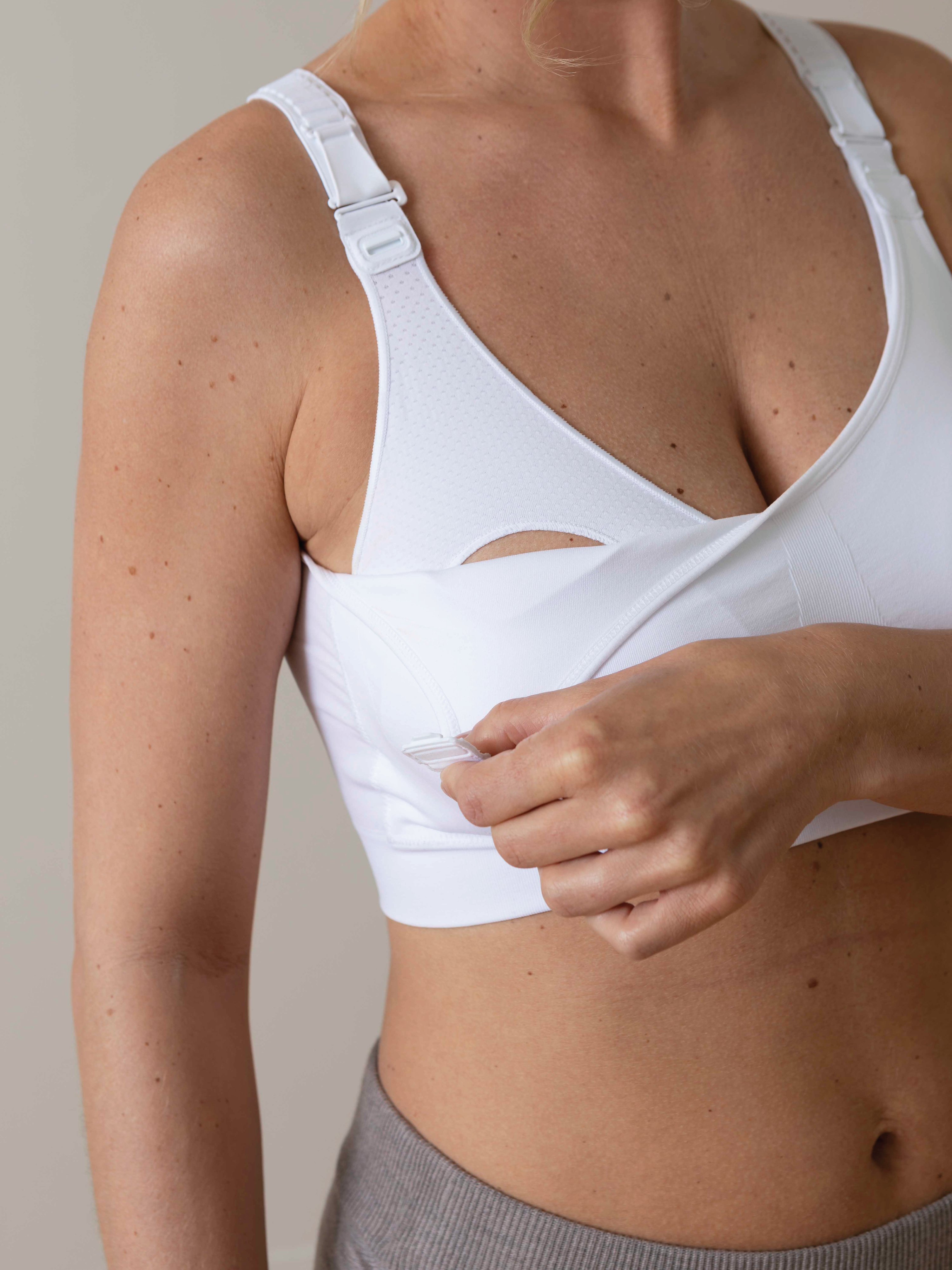 bbhugme Amme-BH, Small, hvit, 1 stk.