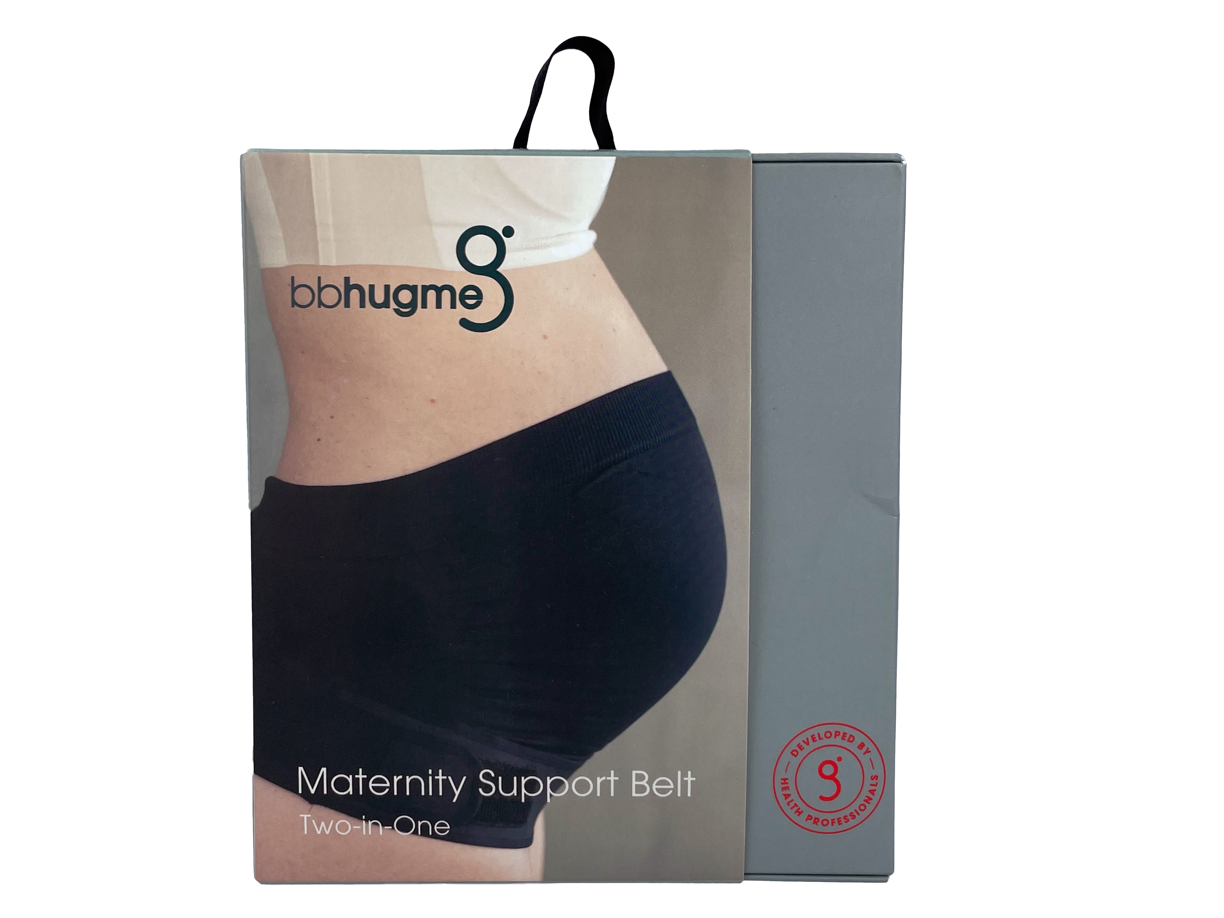 bbhugme Maternity Support Belt Black, L/XL, 1 stk.