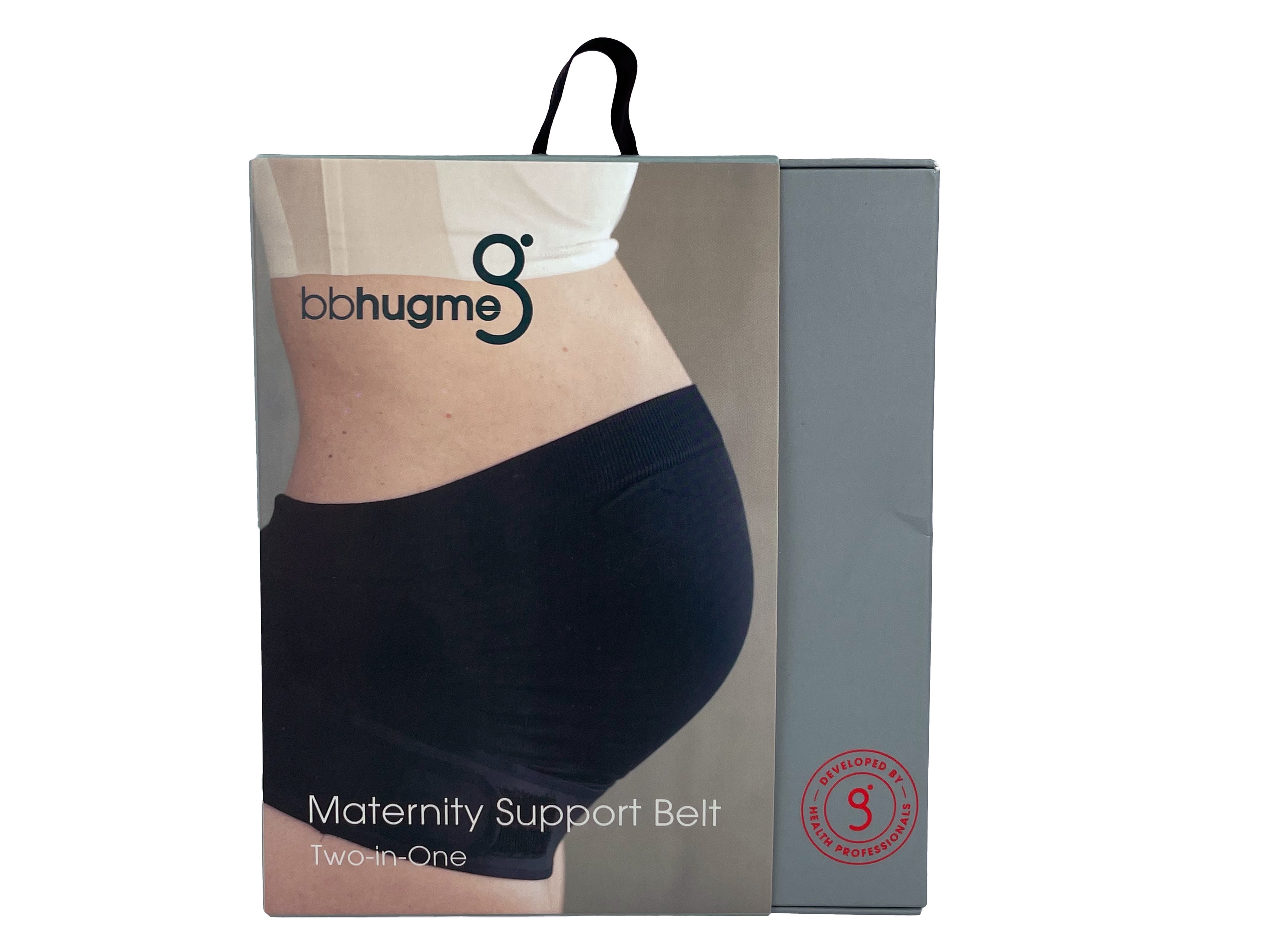 bbhugme Maternity Support Belt Black, M/L, 1 stk.