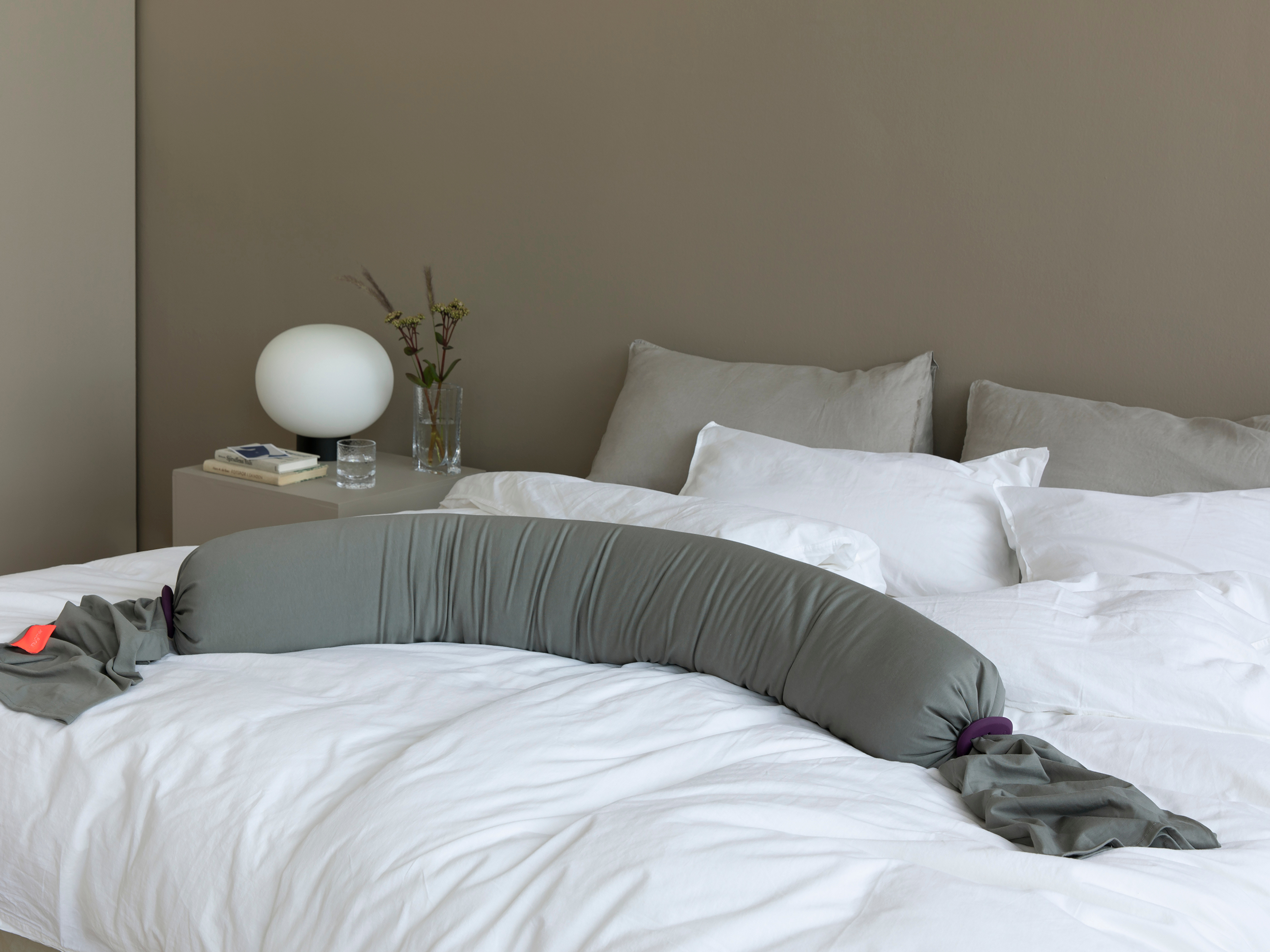 bbhugme Pregnancy Pillow Cover Stone, 1 stk.