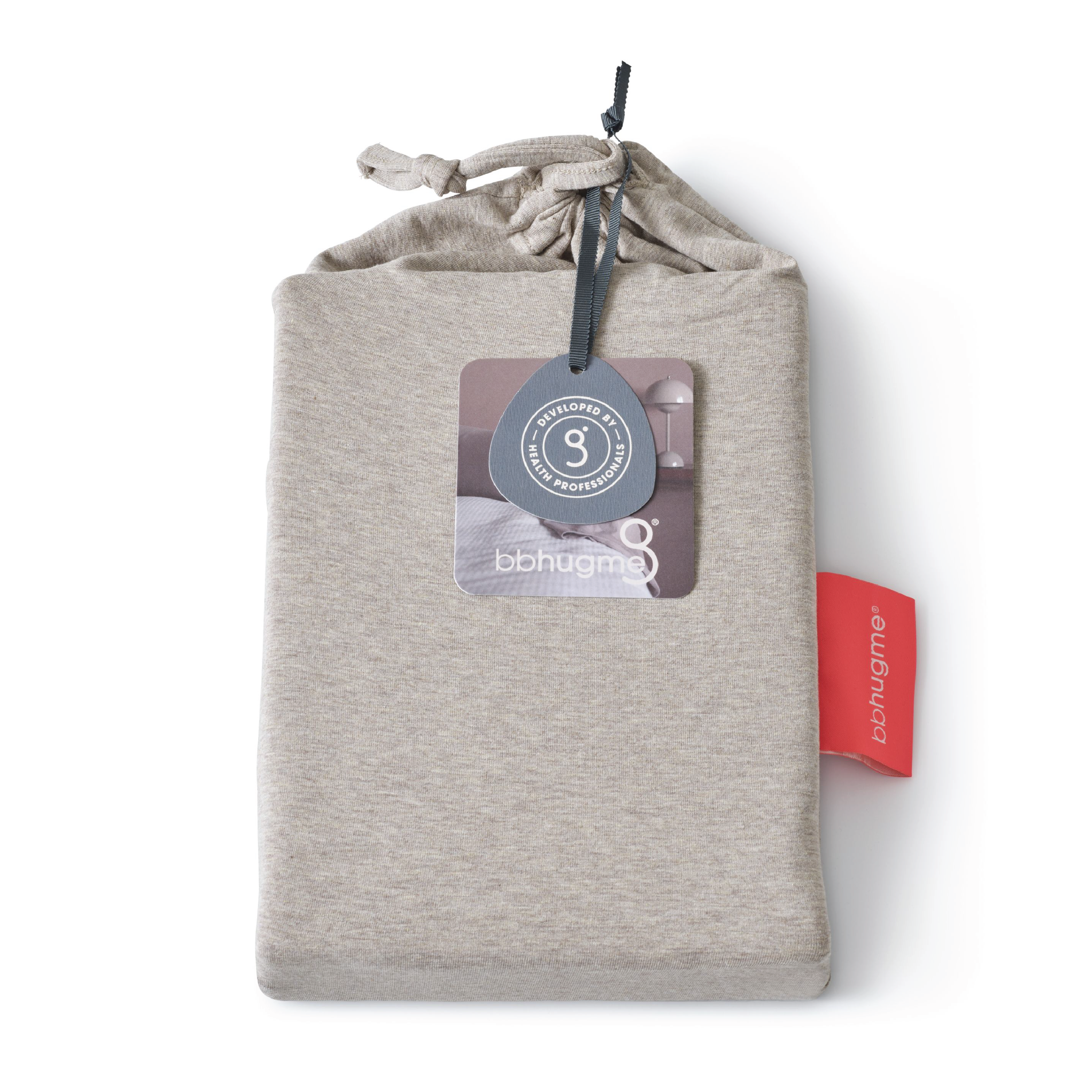 bbhugme Pregnancy Pillow Cover, Seashell Beige, 1 stk.