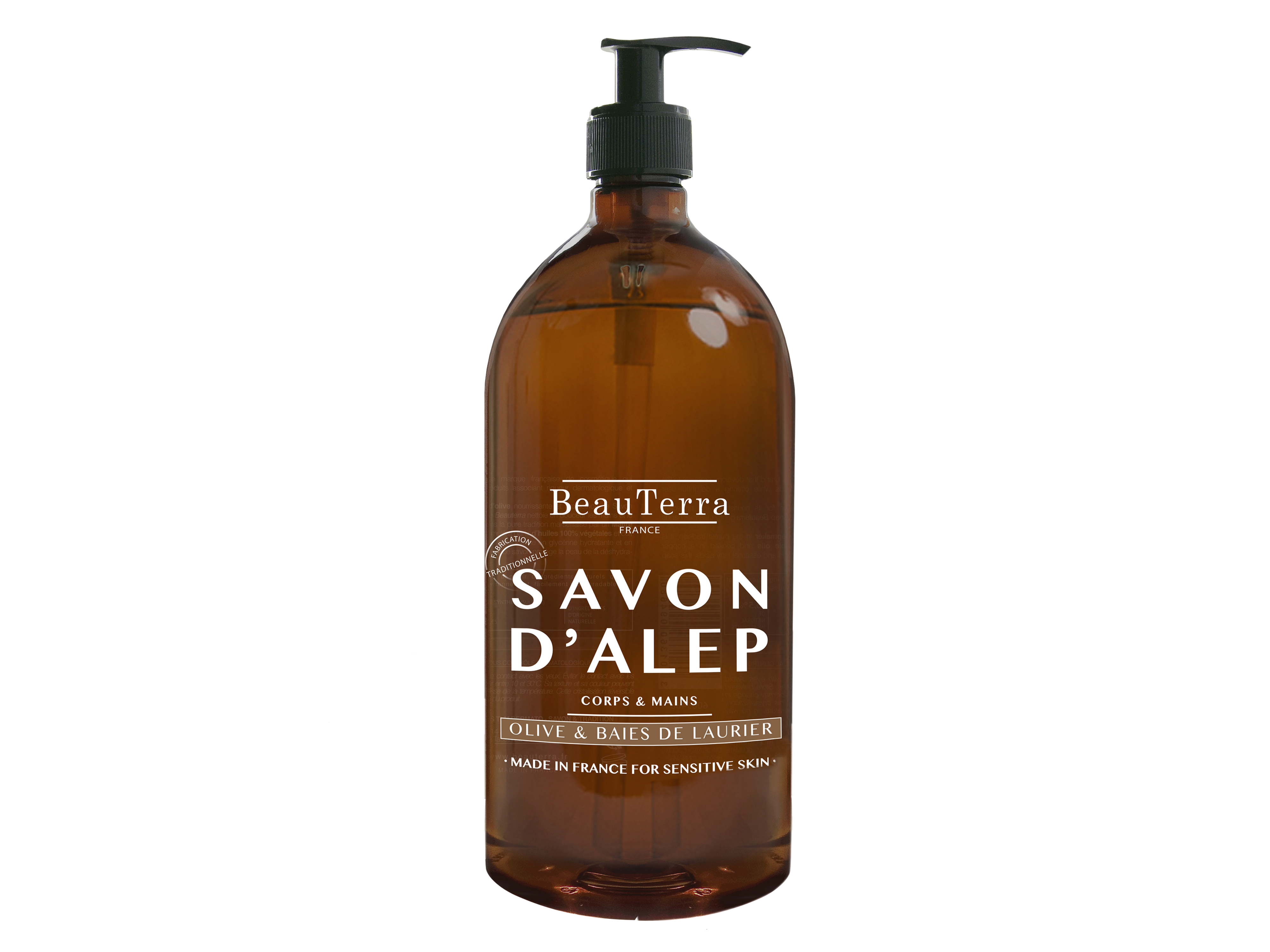 Beau Terra Aleppo Liquid Soap, 1000 ml