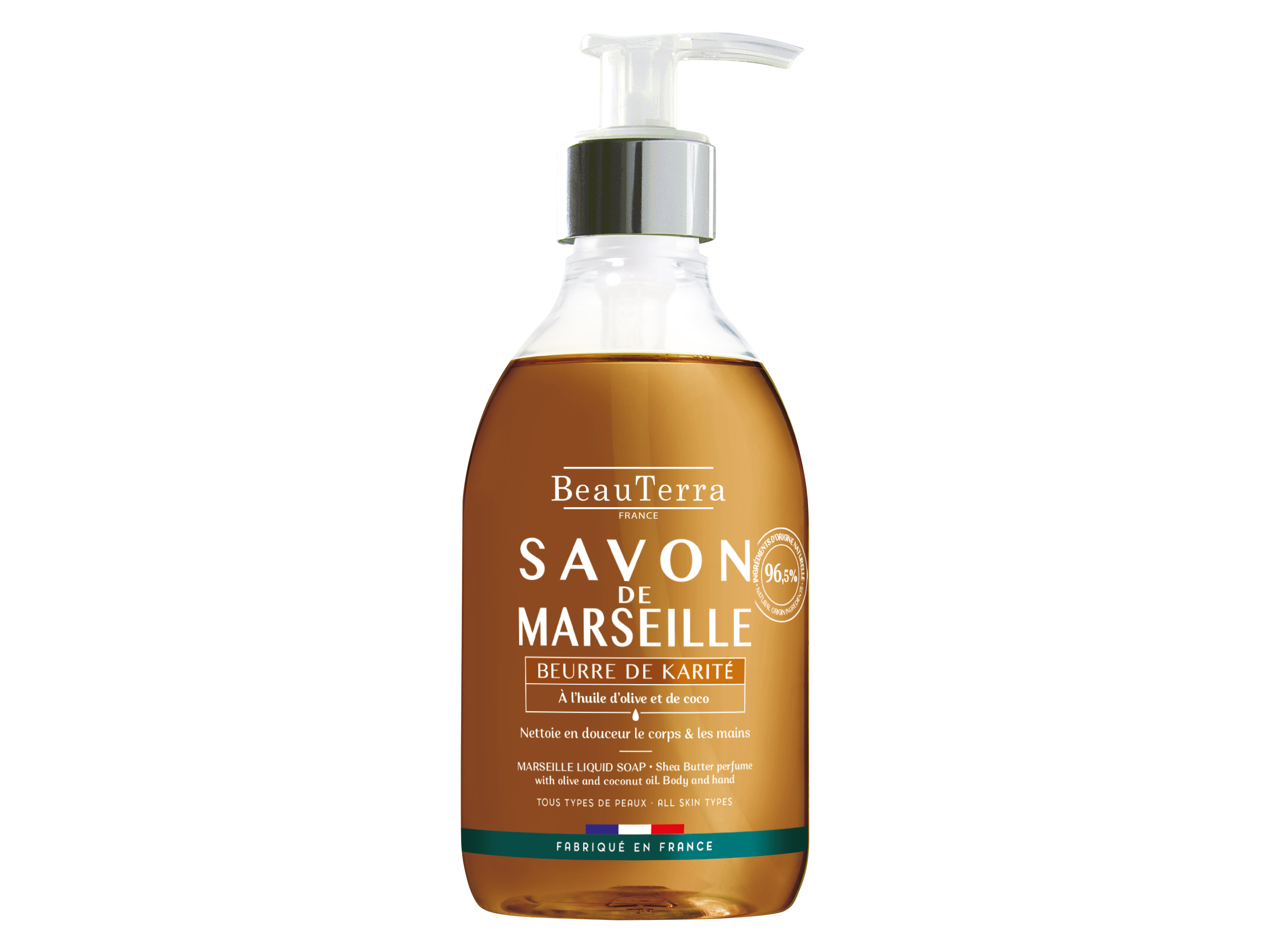 Beau Terra Marseille Liquid Soap Shea Butter, 300 ml